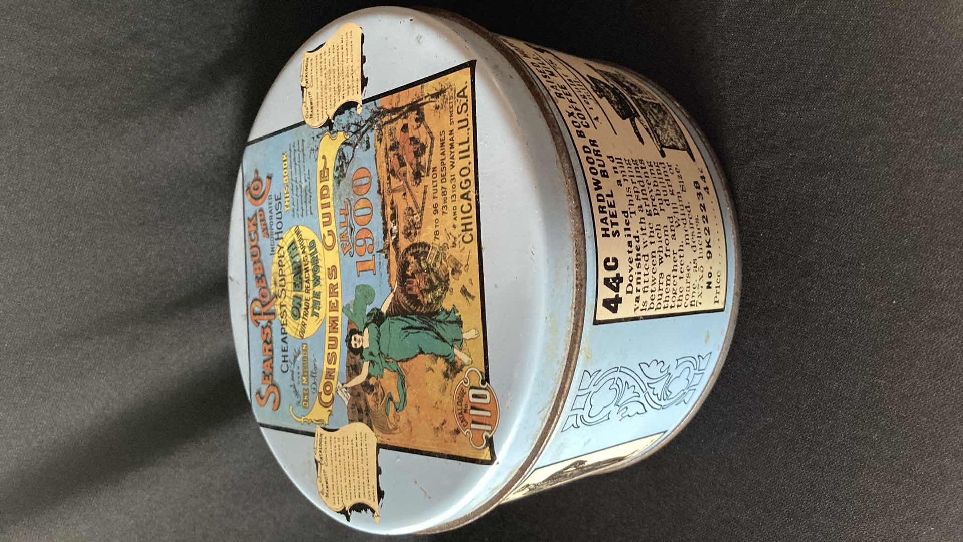 Photo 1 of SEARS ROEBUCK CO. COFFEE TIN