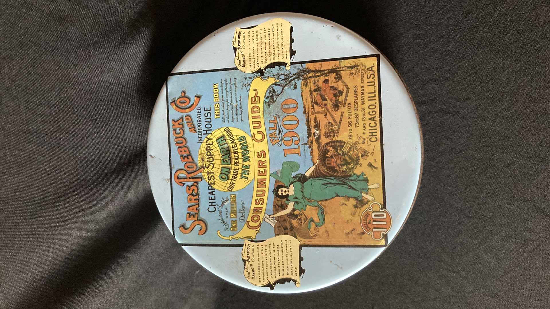Photo 2 of SEARS ROEBUCK CO. COFFEE TIN