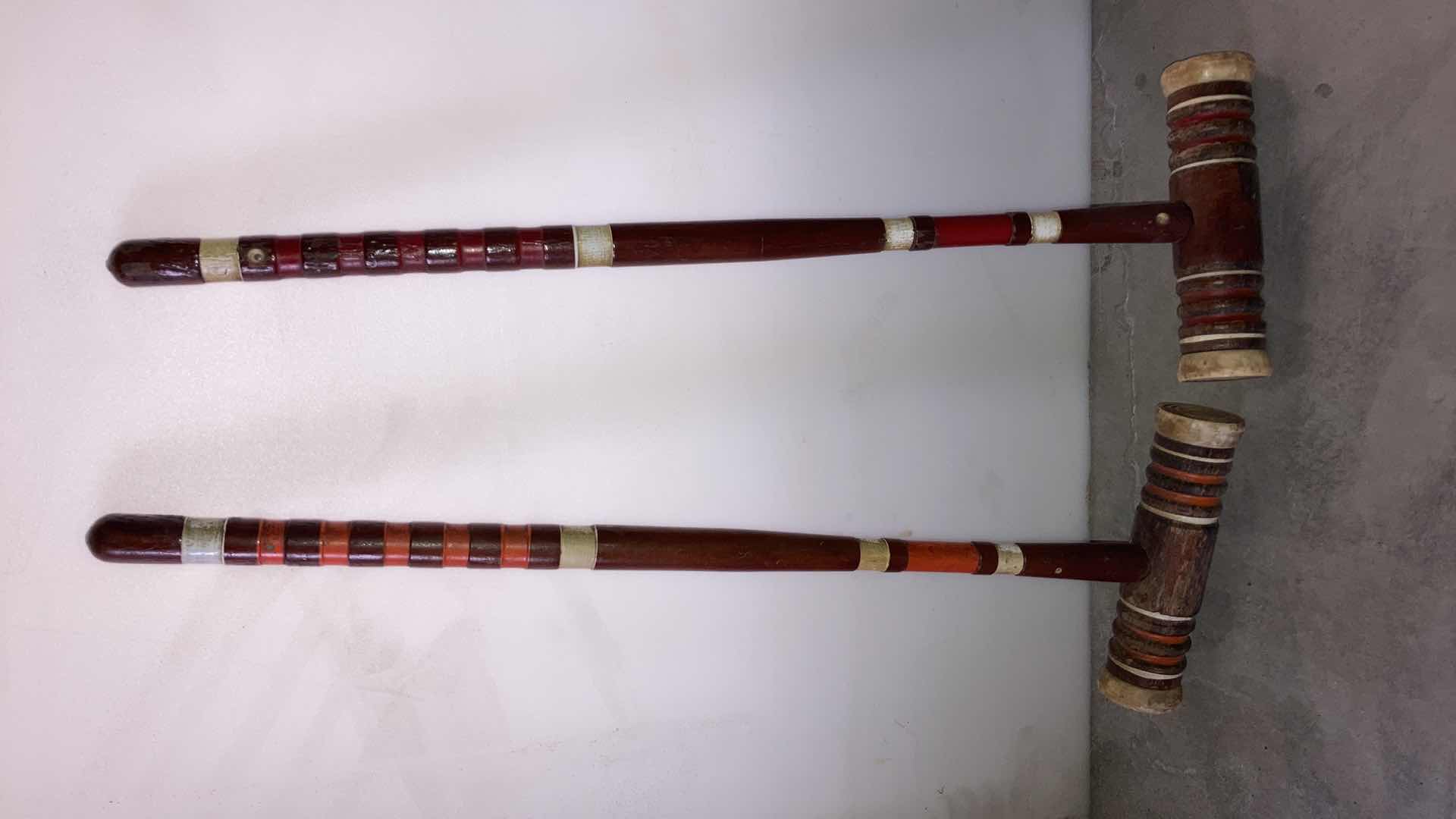 Photo 1 of CROQUET MALLETS (2)