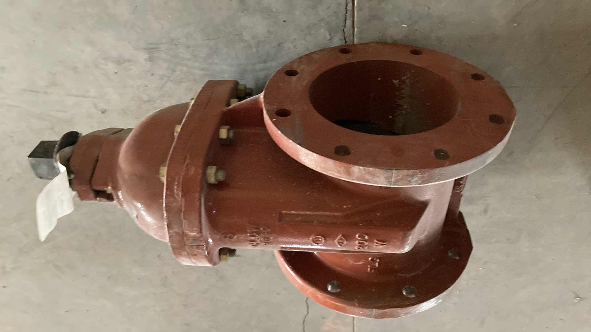 Photo 1 of CLOW FIRE MAIN CHECK VALVE C509P2 RW 8 FLG OL NRS ON