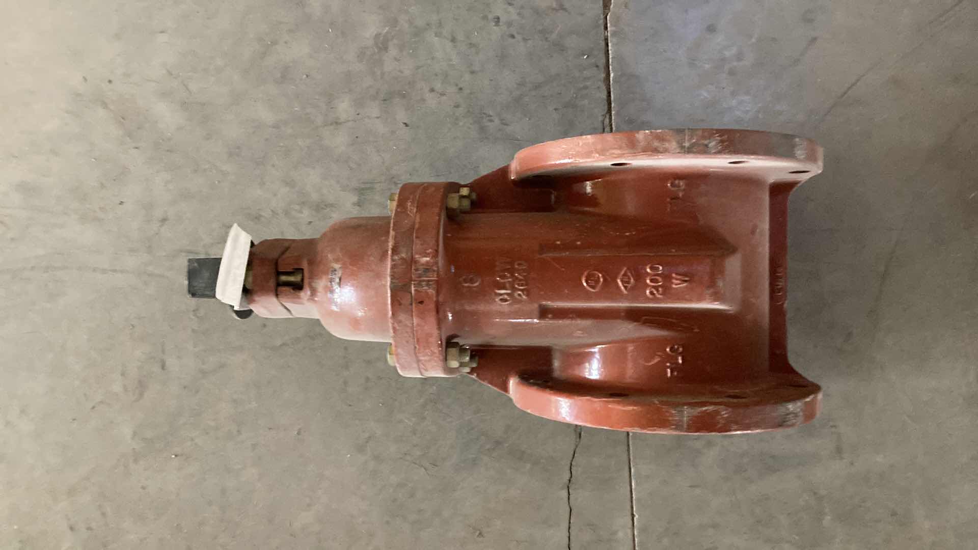 Photo 1 of CLOW FIRE MAIN CHECK VALVE C509P2 RW 8 FLG OL NRS ON