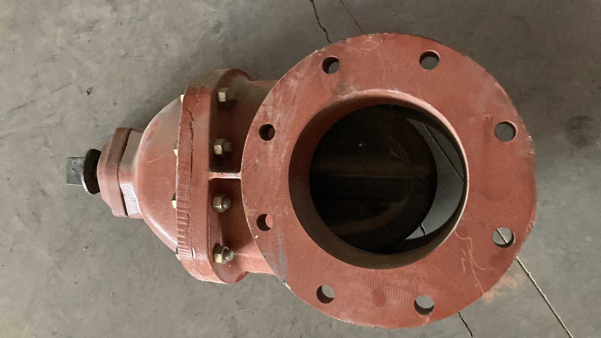 Photo 1 of CLOW FIRE MAIN CHECK VALVE C509P2 RW 8 FLG OL NRS ON