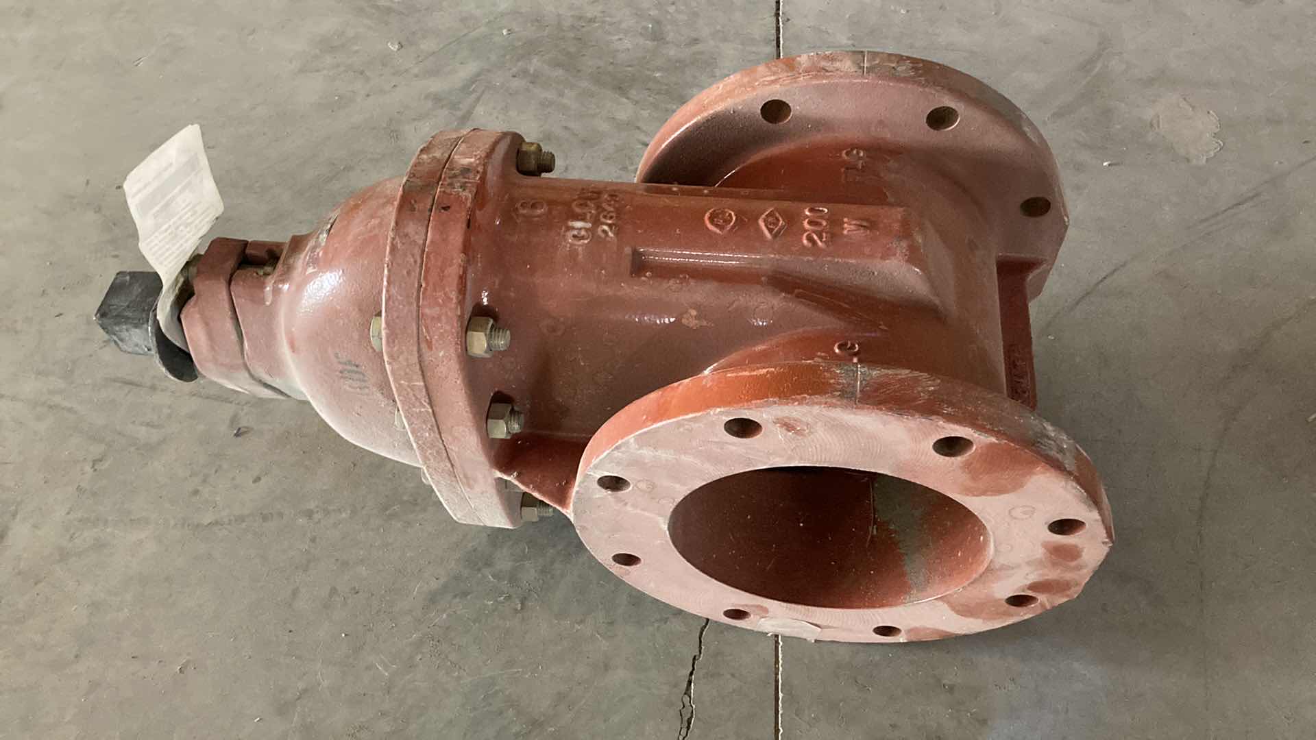 Photo 1 of CLOW FIRE MAIN CHECK VALVE C509P2 RW 8 FLG OL NRS ON