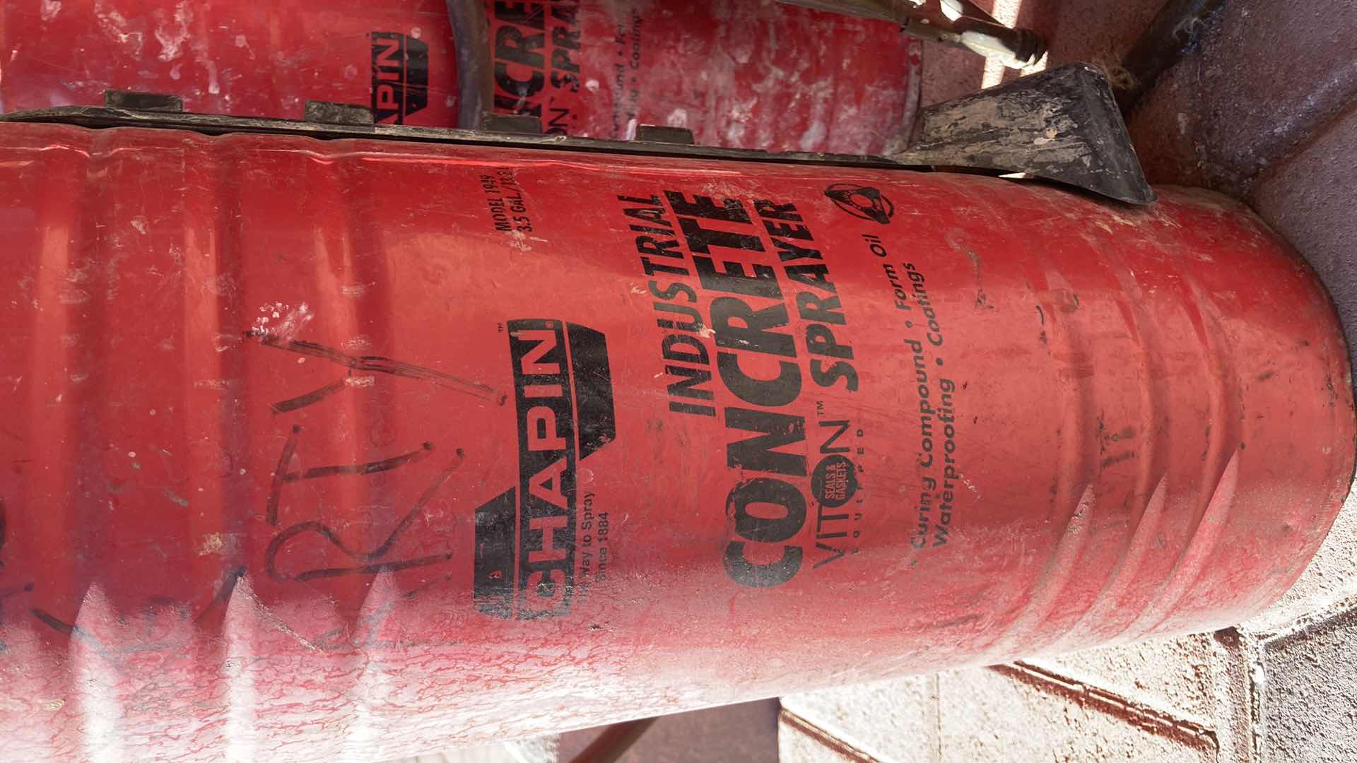 Photo 4 of INDUSTRIAL CONCRETE SPRAY CANISTERS (5)