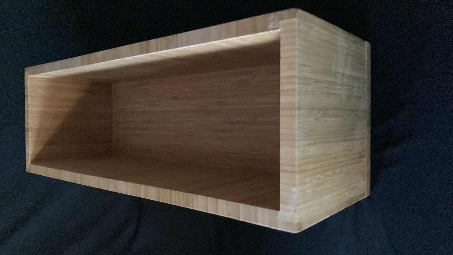 Photo 4 of EDGE GRAIN WOOD PLANTER BOX 20.25” X 7” H 7”