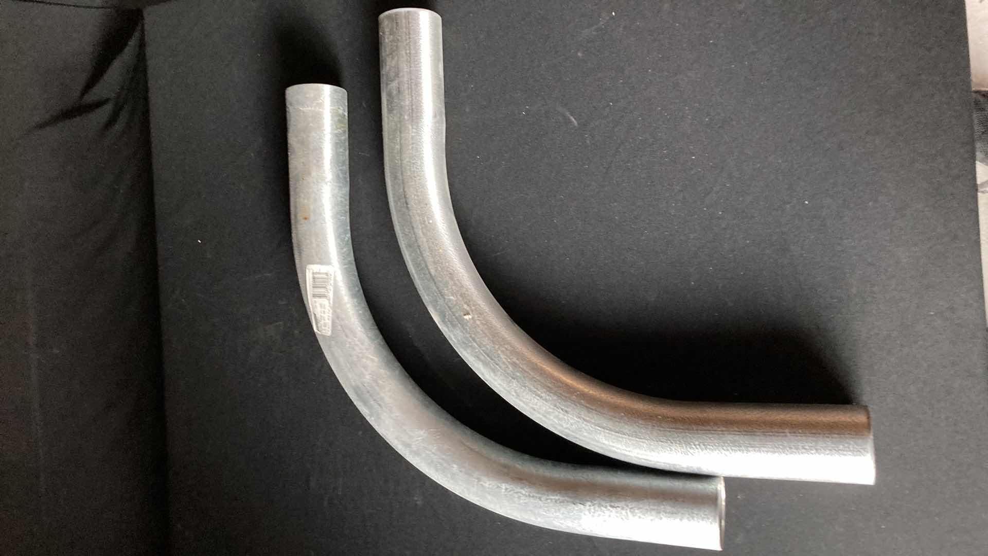 View 1 of PICOMA 90 DEGREE GALVANIZED STEEL CONDUIT 2.25” X 25”