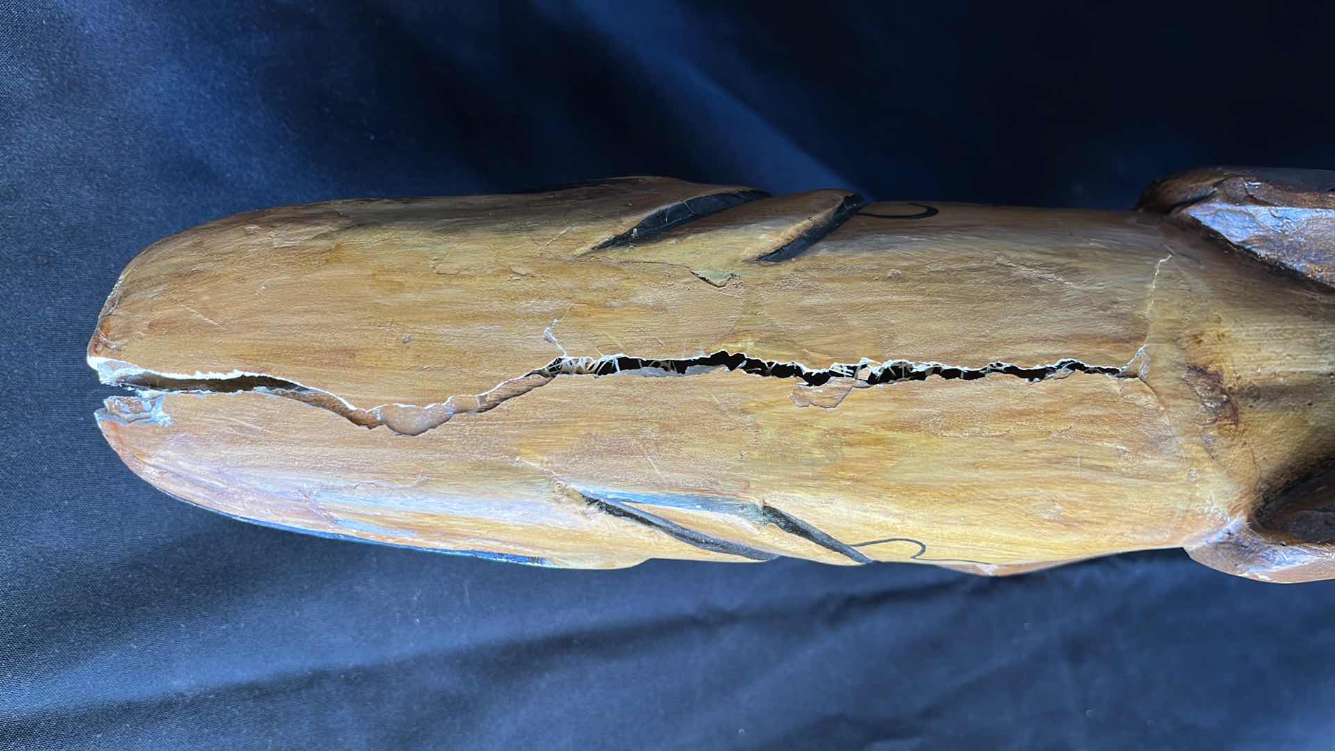 Photo 1 of VINTAGE FISHMONGER PLASTER REPLICA FISH WALL HANGING DECOR 48” X 15”