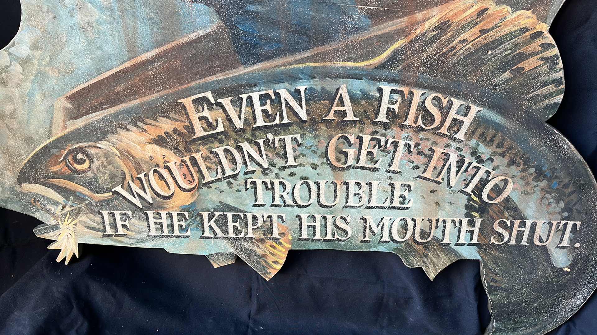 Photo 1 of VINTAGE WOODEN WALL HANGING DECOR 52” X 38”