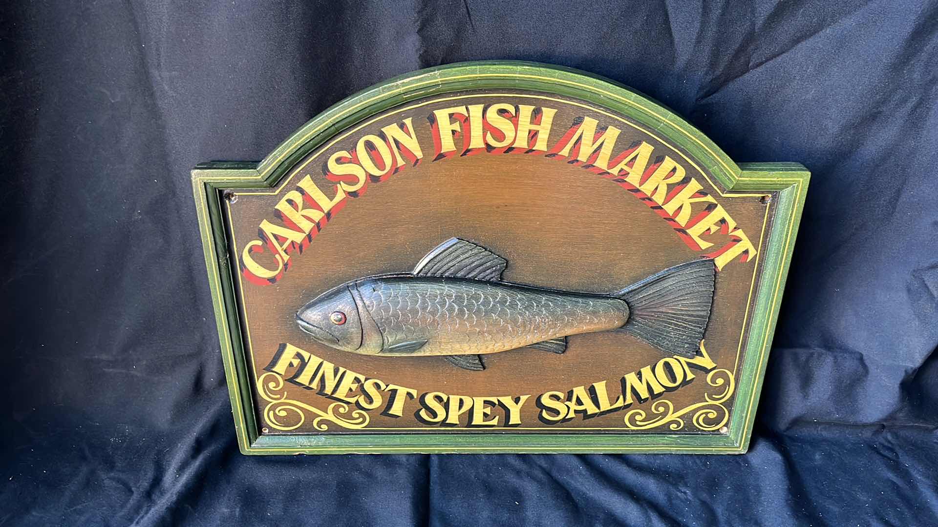 Photo 1 of VINTAGE FISH WALL HANGING DECOR 23.75” X 18”
