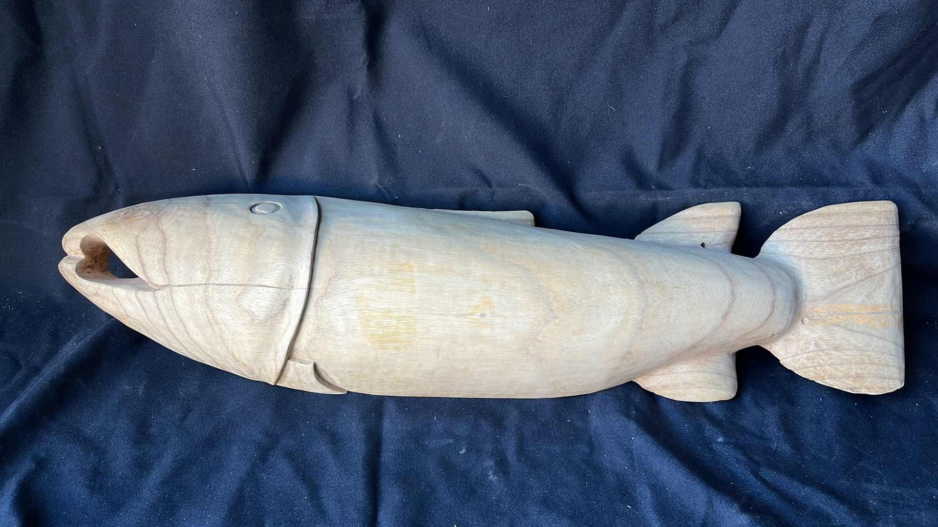 Photo 1 of VINTAGE DRIFTWOOD FISH WALL HANGING 29.75” X 7”