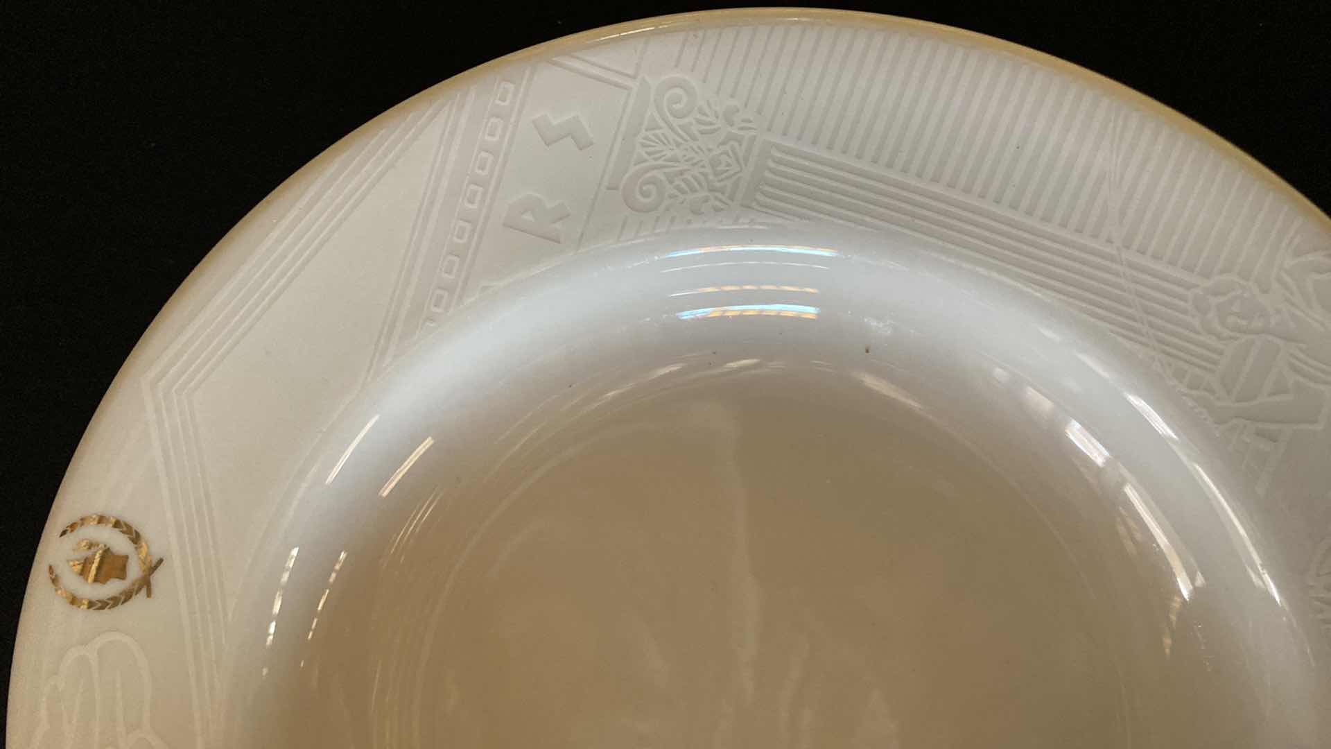 Photo 1 of CAESARS PALACE SANT ANREA ROYAL PORCELAIN 9.25” SALAD BOWLS (6)