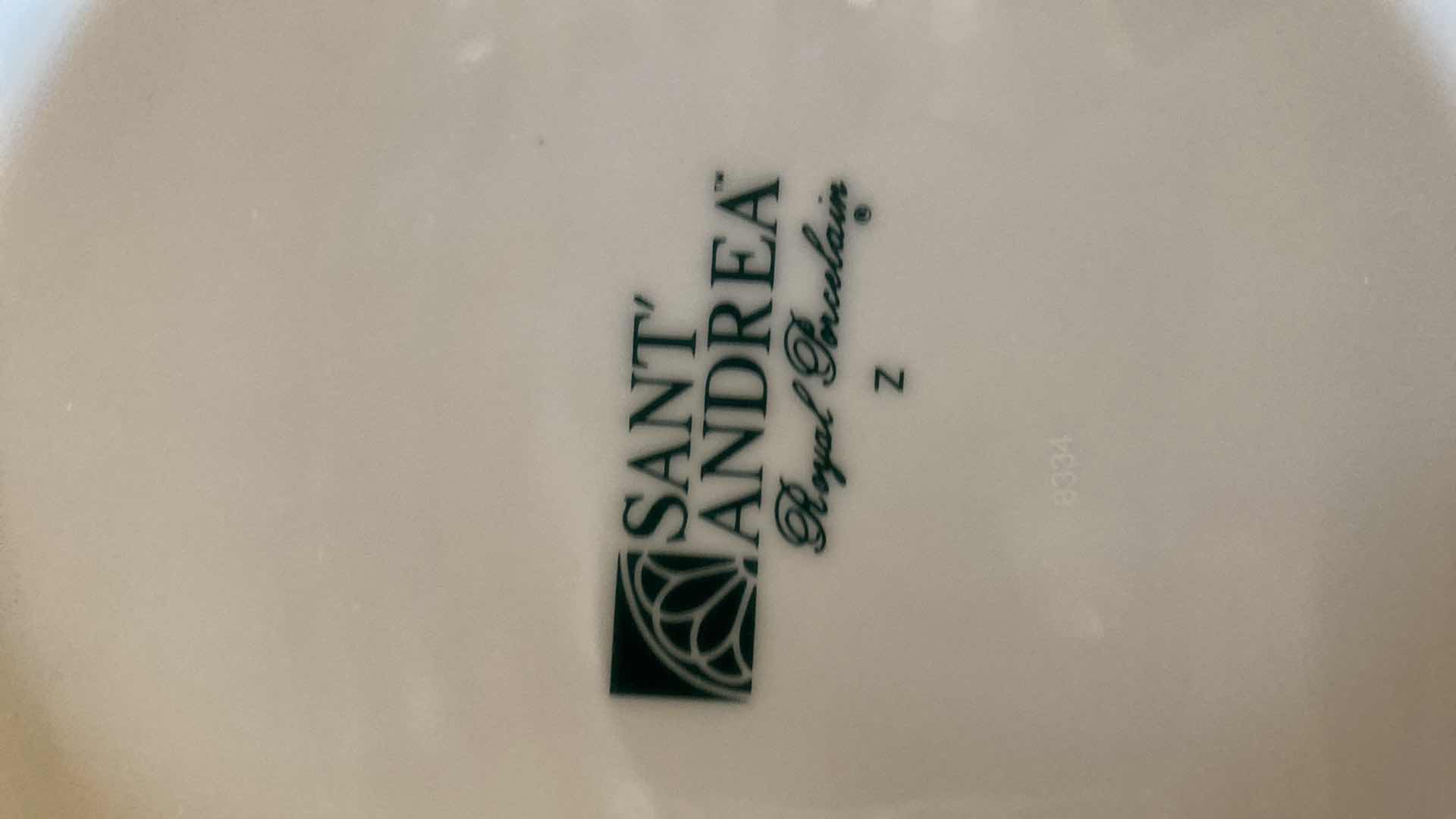 Photo 1 of CAESARS PALACE SANT ANREA ROYAL PORCELAIN 9.25” SALAD BOWLS (6)