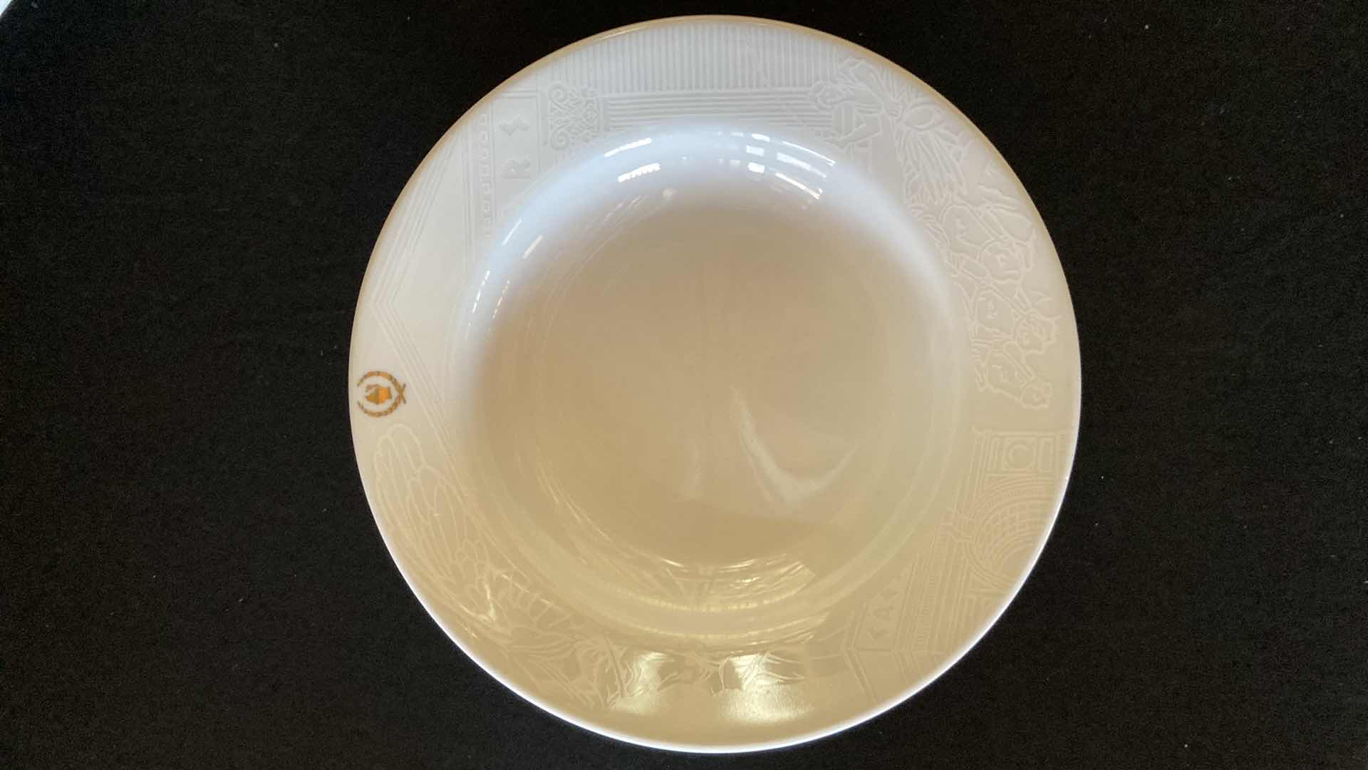 Photo 1 of CAESARS PALACE SANT ANREA ROYAL PORCELAIN 9.25” SALAD BOWLS (6)