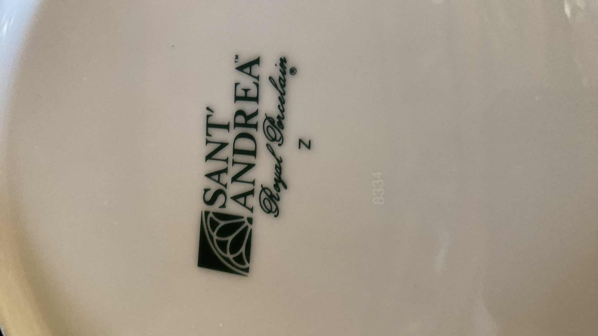 Photo 1 of CAESARS PALACE SANT ANREA ROYAL PORCELAIN 9.25” SALAD BOWLS (6)