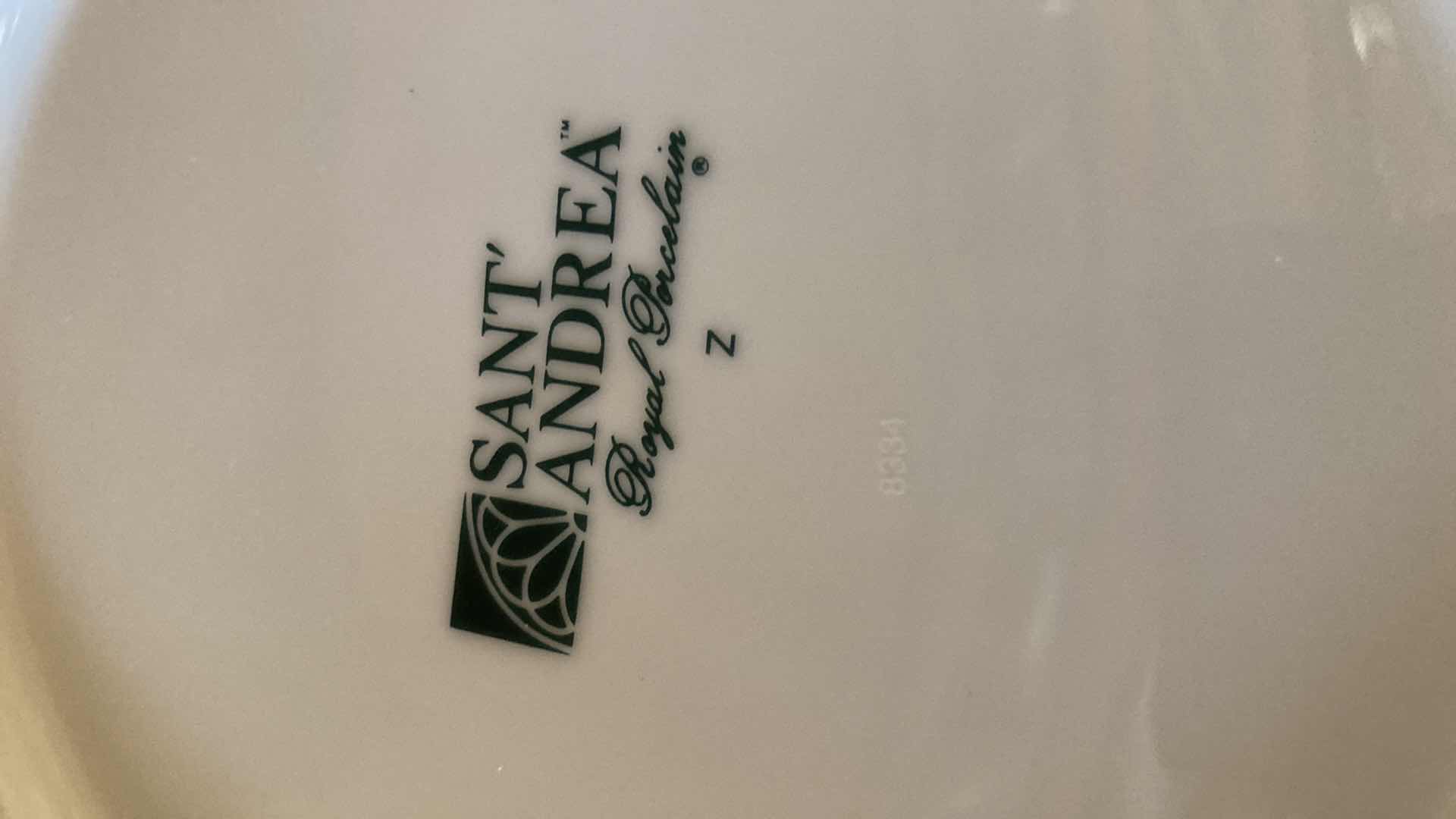 Photo 1 of CAESARS PALACE SANT ANREA ROYAL PORCELAIN 9.25” SALAD BOWLS (6)