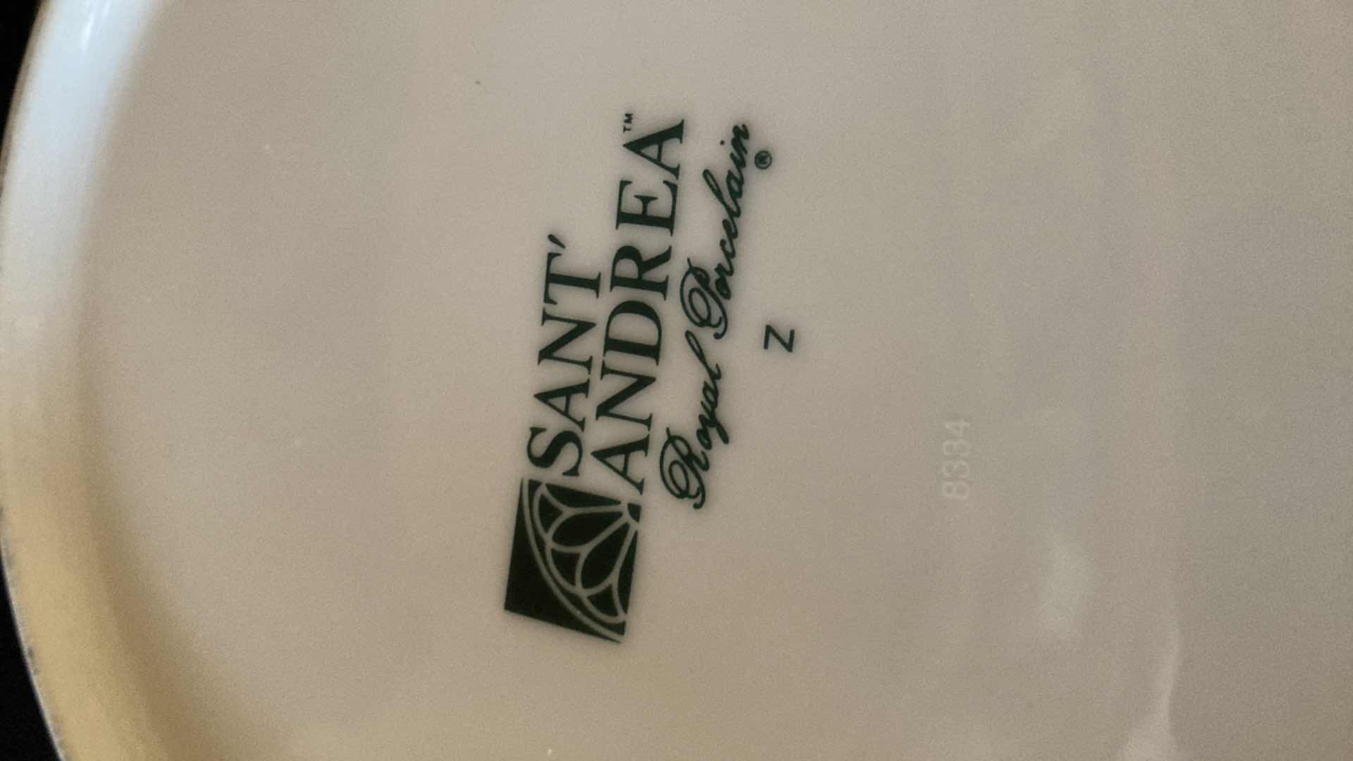 Photo 1 of CAESARS PALACE SANT ANREA ROYAL PORCELAIN 9.25” SALAD BOWLS (6)