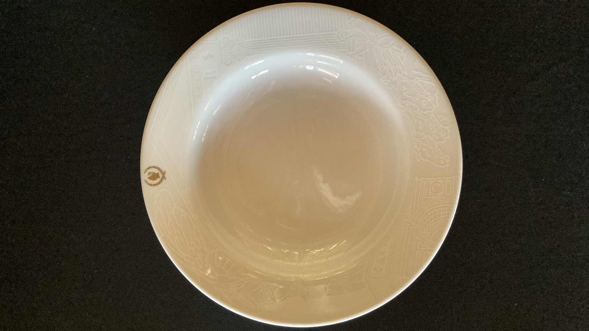 Photo 1 of CAESARS PALACE SANT ANREA ROYAL PORCELAIN 9.25” SALAD BOWLS (6)