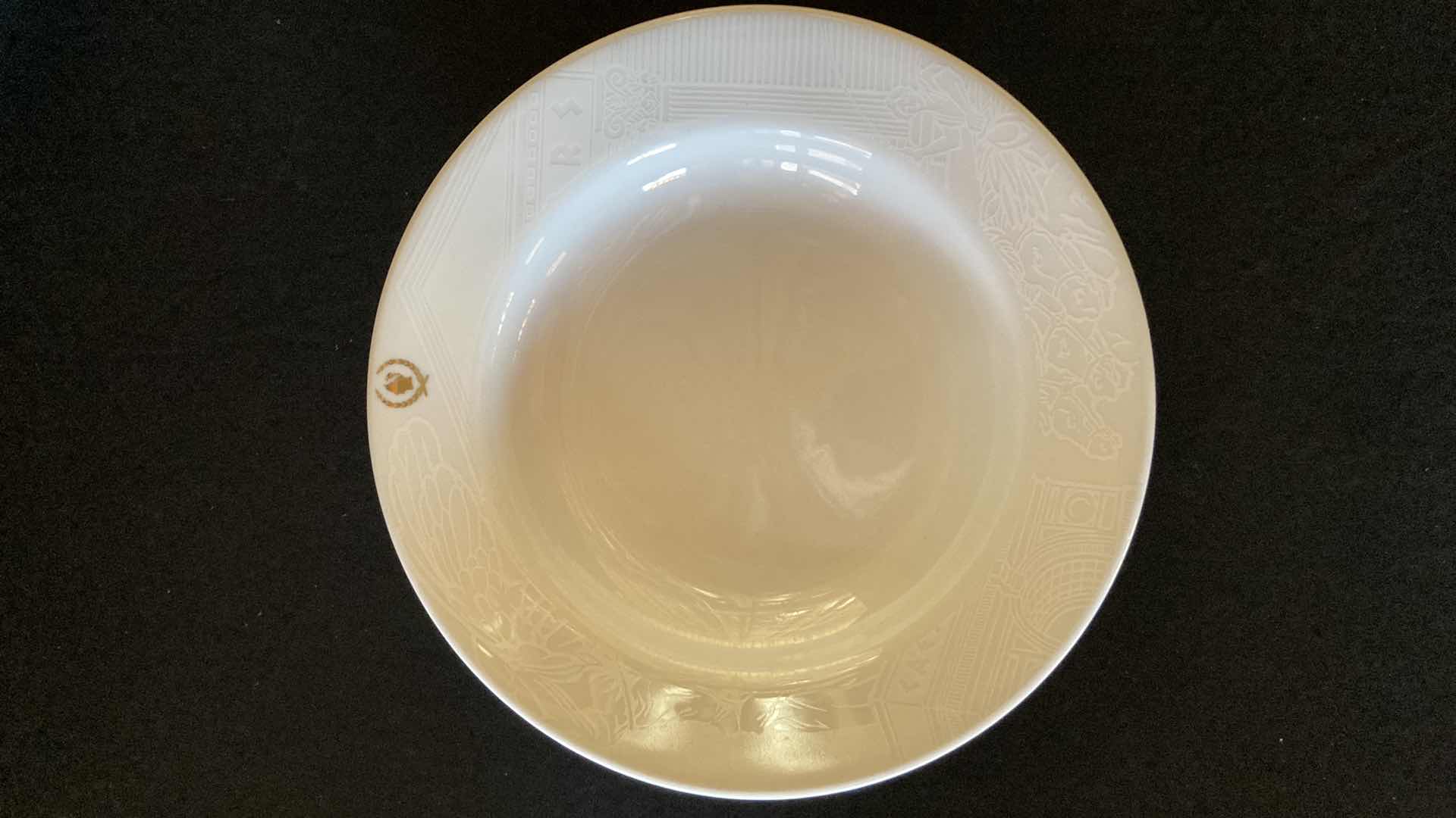 Photo 1 of CAESARS PALACE SANT ANREA ROYAL PORCELAIN 9.25” SALAD BOWLS (6)