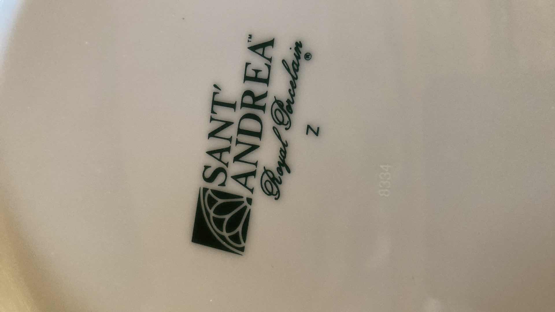 Photo 1 of CAESARS PALACE SANT ANREA ROYAL PORCELAIN 9.25” SALAD BOWLS (6)