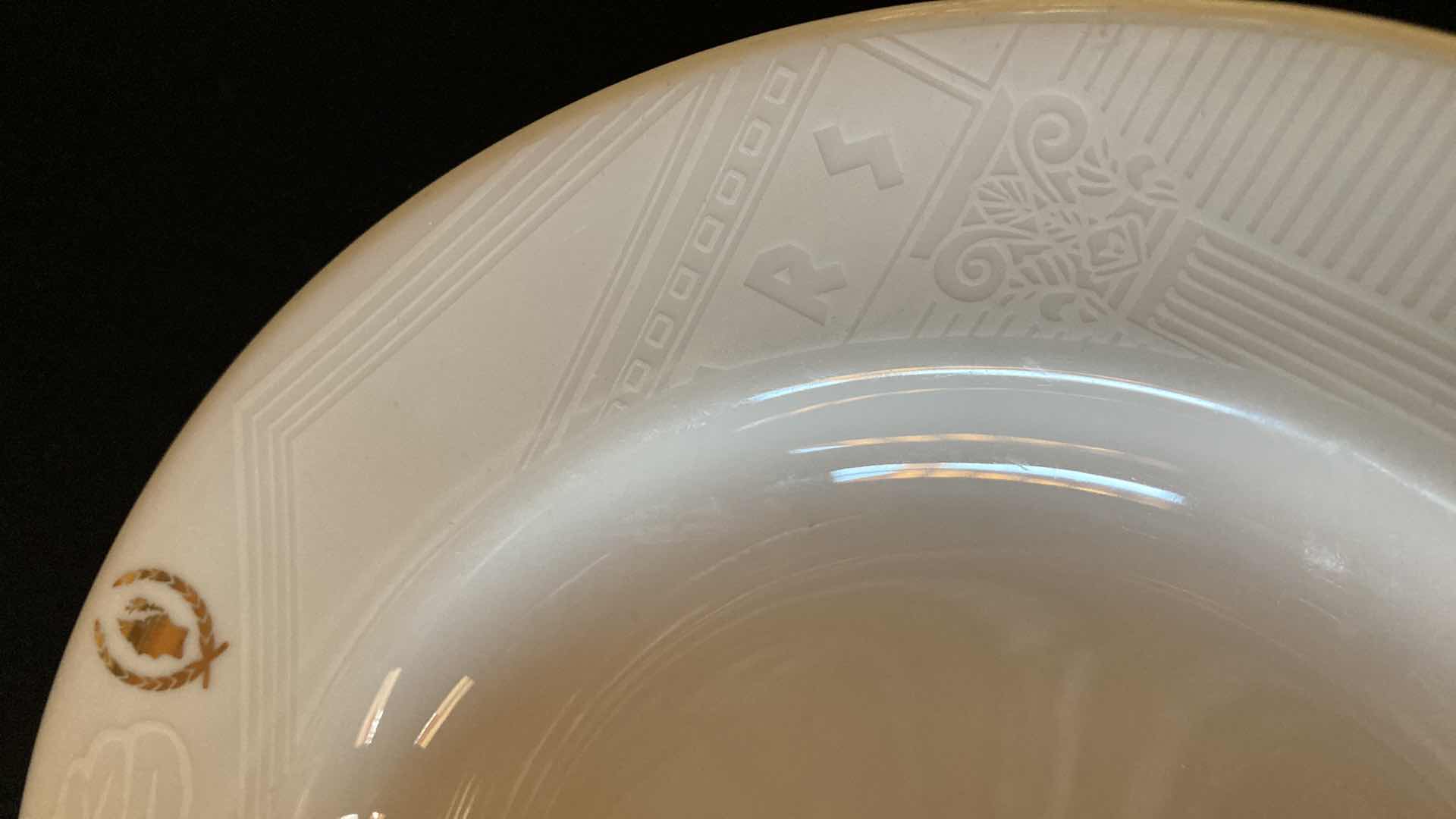 Photo 1 of CAESARS PALACE SANT ANREA ROYAL PORCELAIN 9.25” SALAD BOWLS (6)