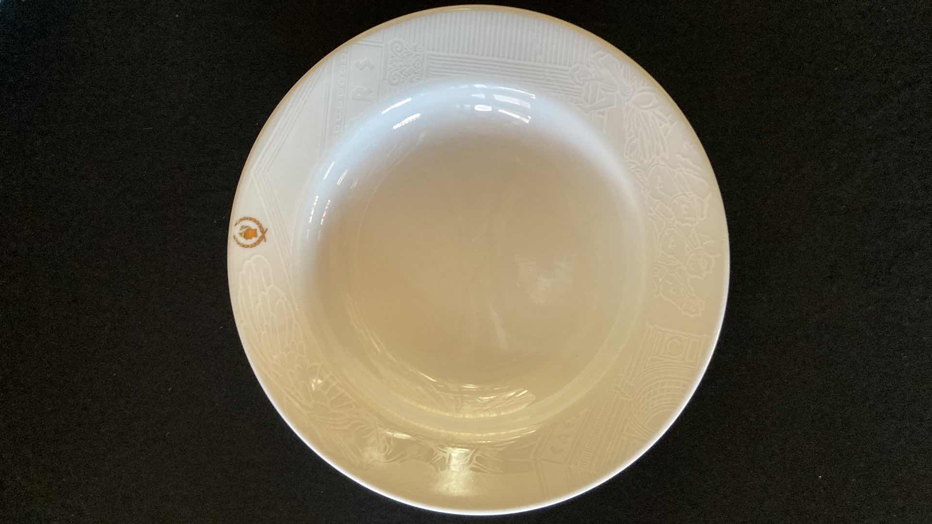 Photo 2 of CAESARS PALACE SANT ANREA ROYAL PORCELAIN 9.25” SALAD BOWLS (6)