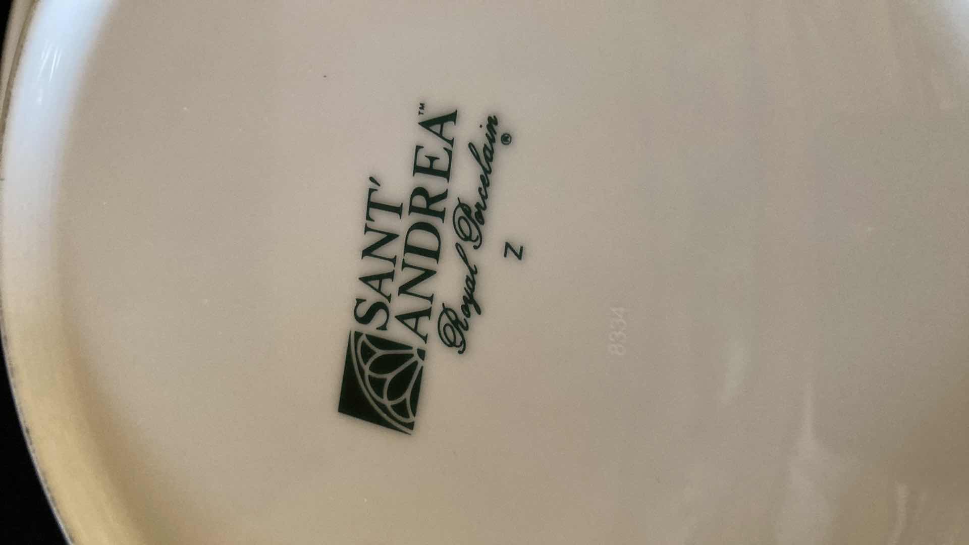 Photo 1 of CAESARS PALACE SANT ANREA ROYAL PORCELAIN 9.25” SALAD BOWLS (6)