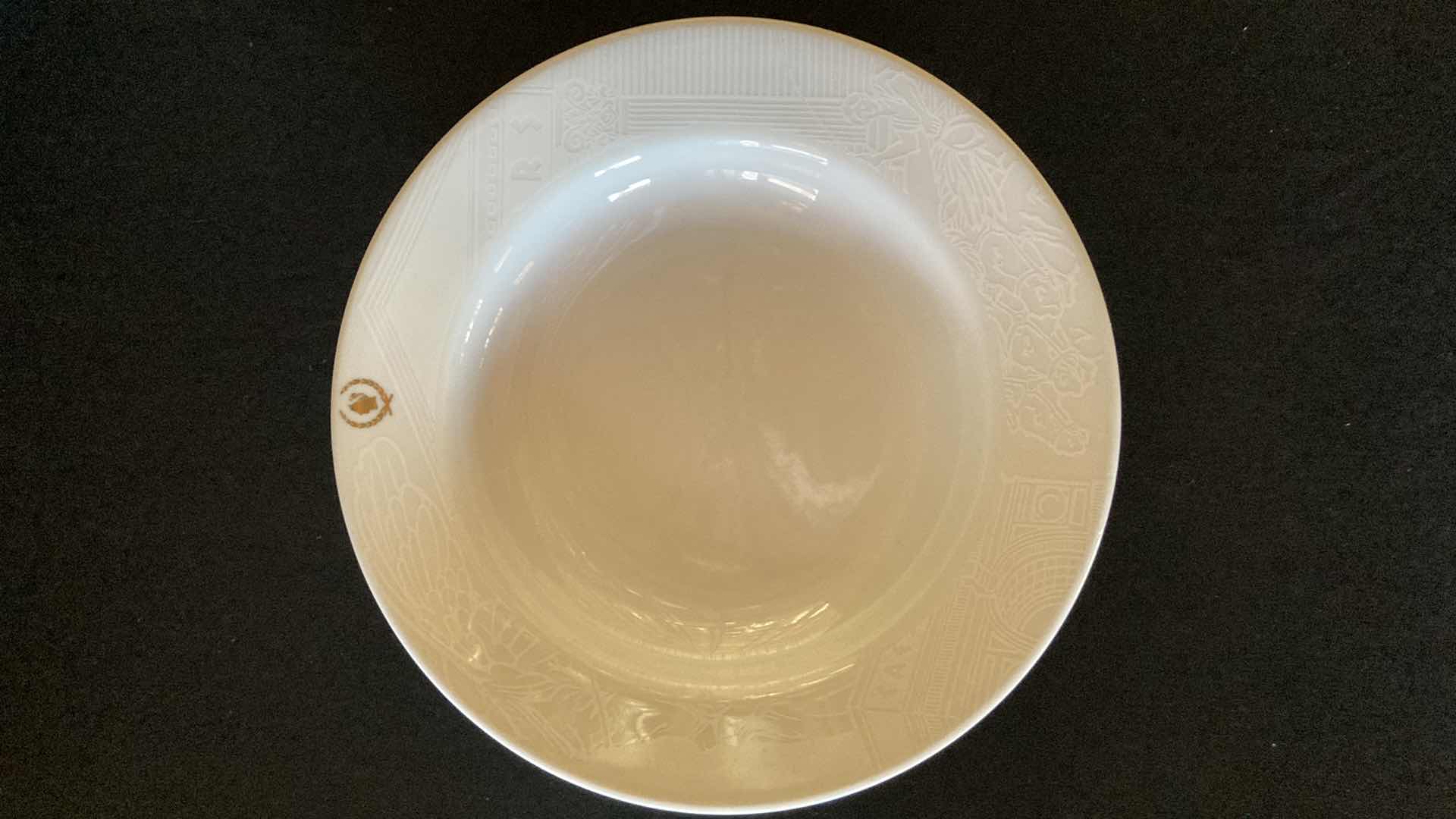 Photo 1 of CAESARS PALACE SANT ANREA ROYAL PORCELAIN 9.25” SALAD BOWLS (6)