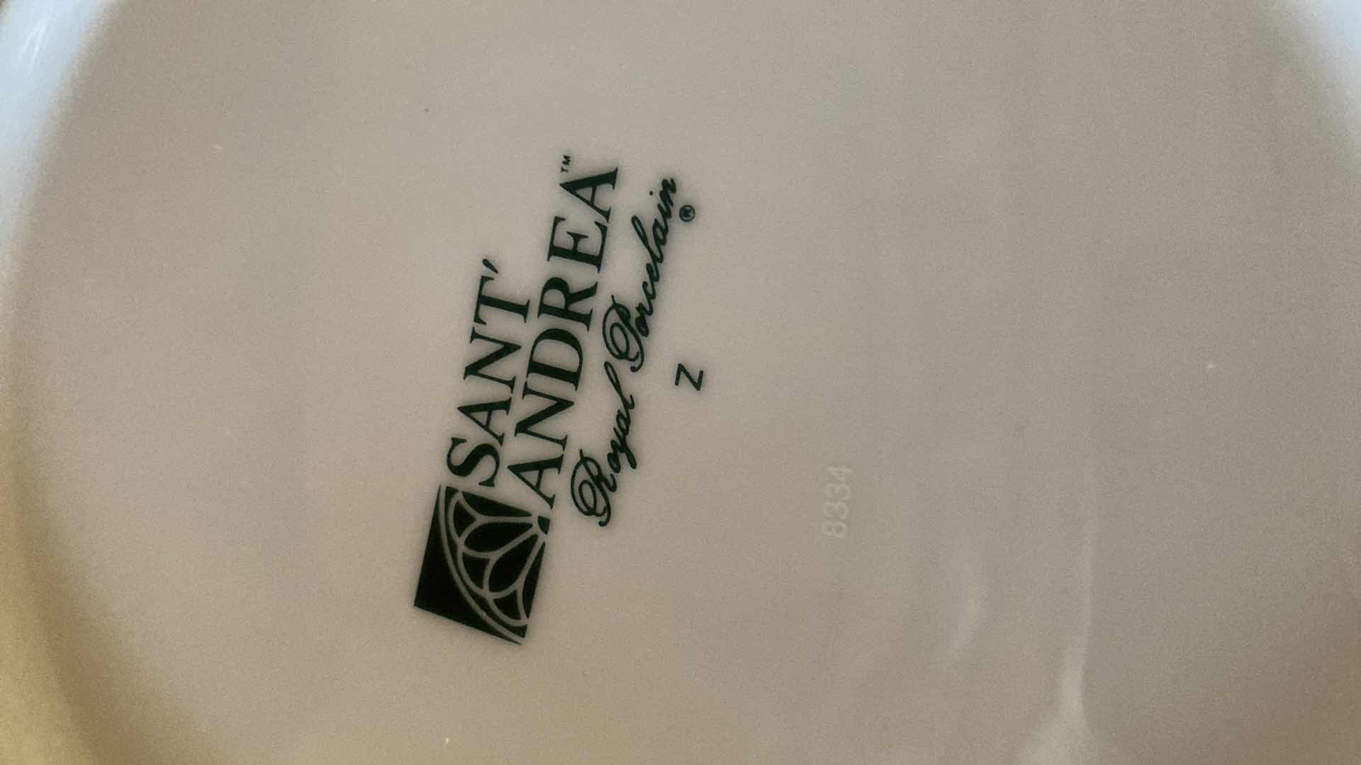 Photo 4 of CAESARS PALACE SANT ANREA ROYAL PORCELAIN 9.25” SALAD BOWLS (6)