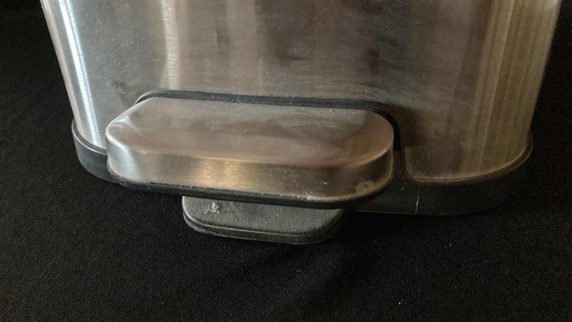 Photo 5 of STAINLESS STEEL MINI TRASHCAN 8” X 10” H 11.25”