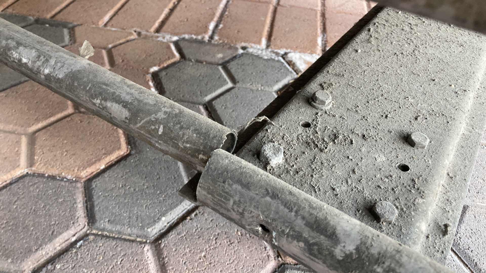 Photo 1 of STAINLESS STEEL 3 TIER ROLLING CART 40” X 27” H 35”