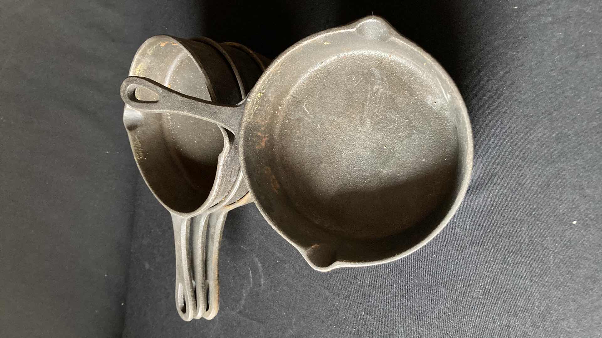 Photo 1 of CAST IRON 6” SKILLETS (4)