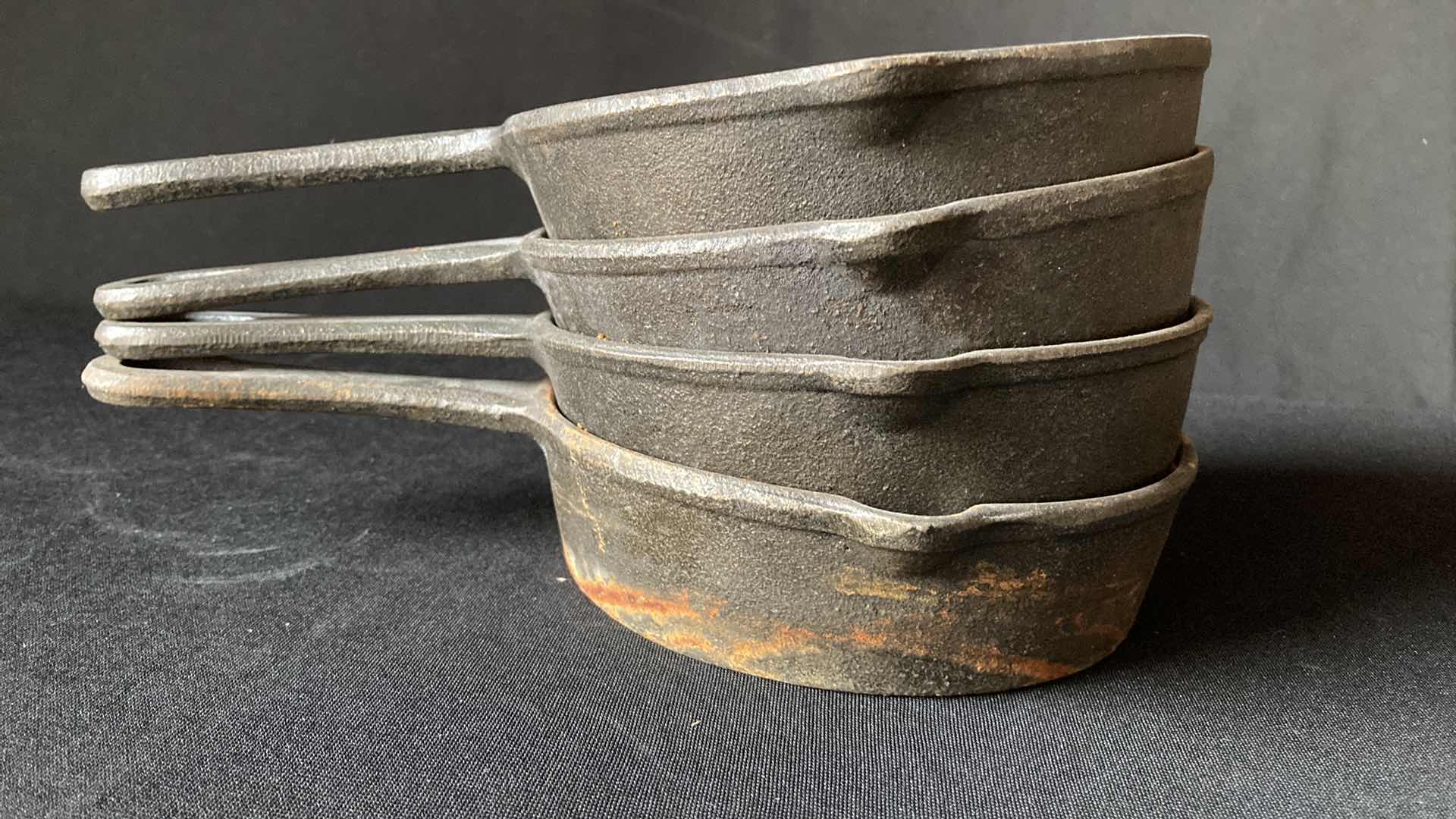 Photo 1 of CAST IRON 6” SKILLETS (4)