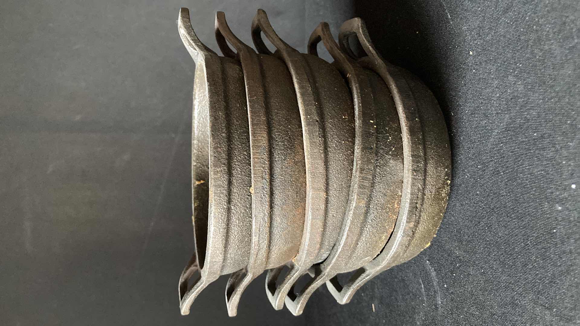 Photo 2 of CAST IRON 4.5” SKILLETS (4)