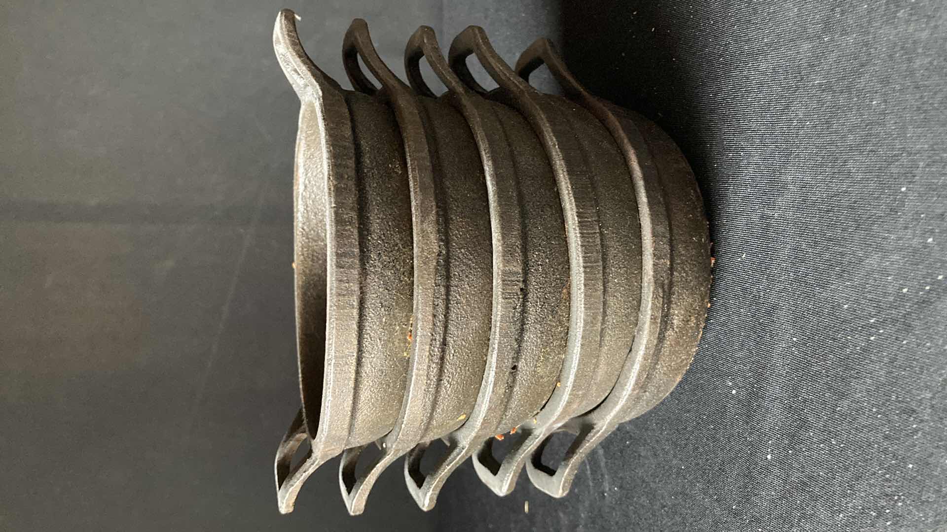 Photo 2 of CAST IRON 4.5” SKILLETS (4)