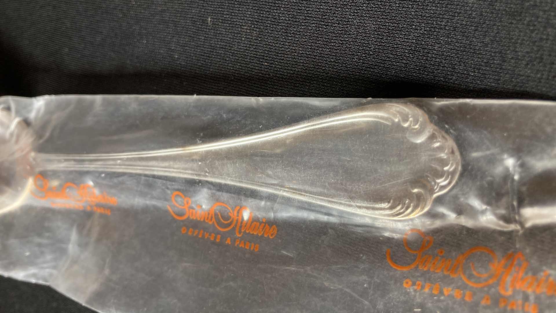 Photo 1 of NEW SAINT HILAIRE ORFEVRE A PARIS SILVER PLATED SPOONS (8)