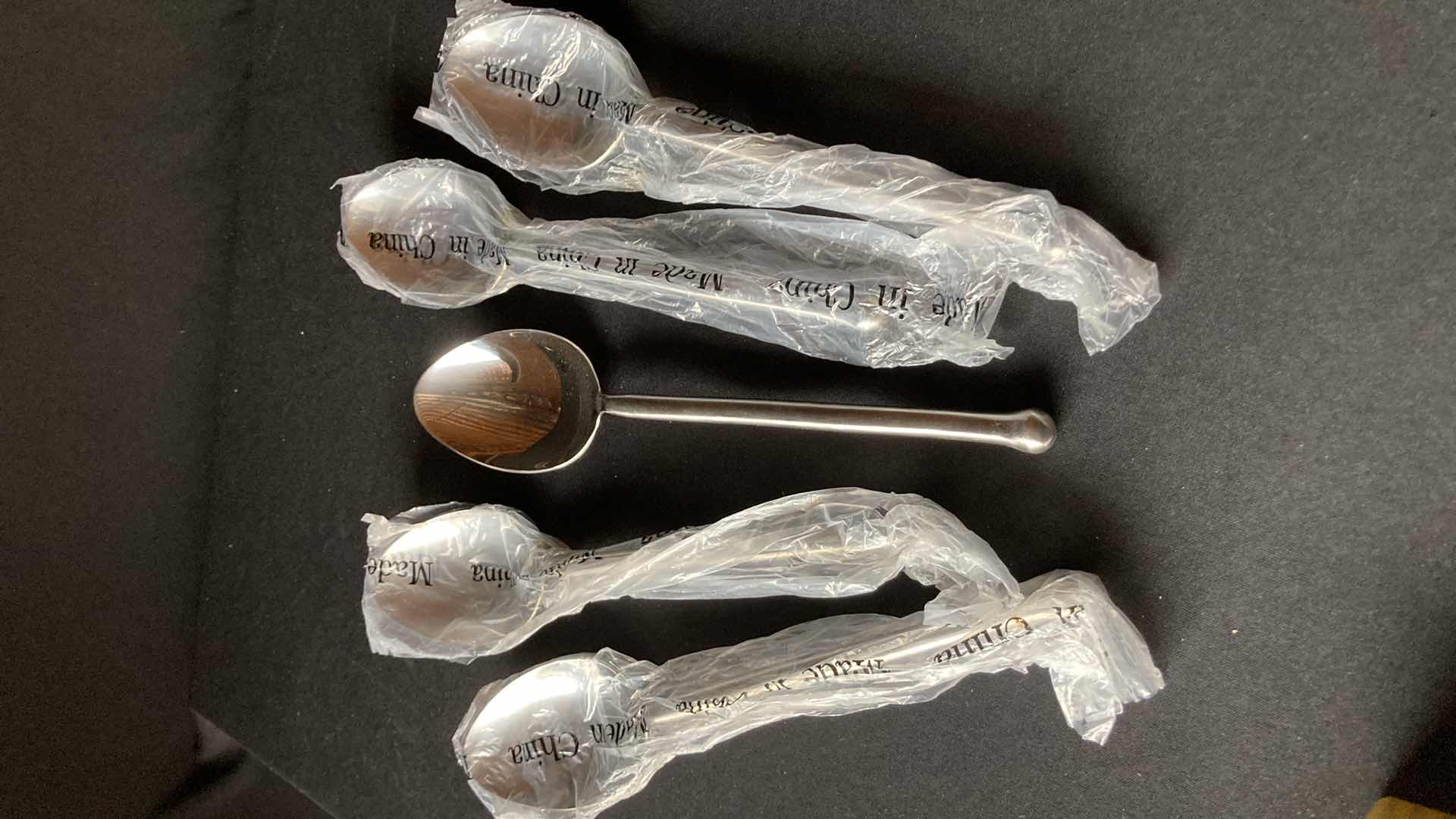 Photo 1 of NEW WALCO STAINLESS STEEL SERVING SPOONS (5) 10.5”
