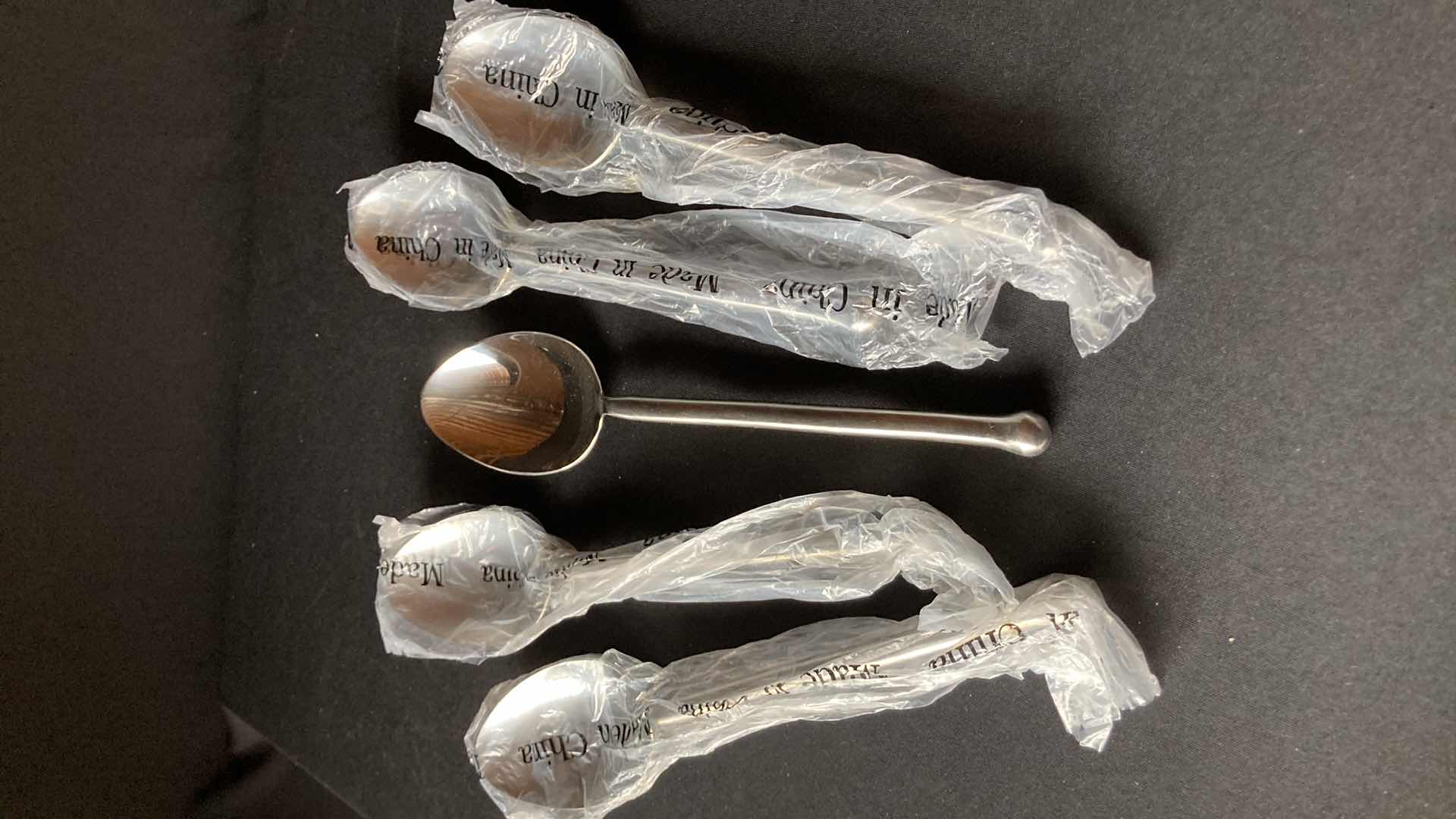 Photo 1 of NEW WALCO STAINLESS STEEL SERVING SPOONS (5) 10.5”