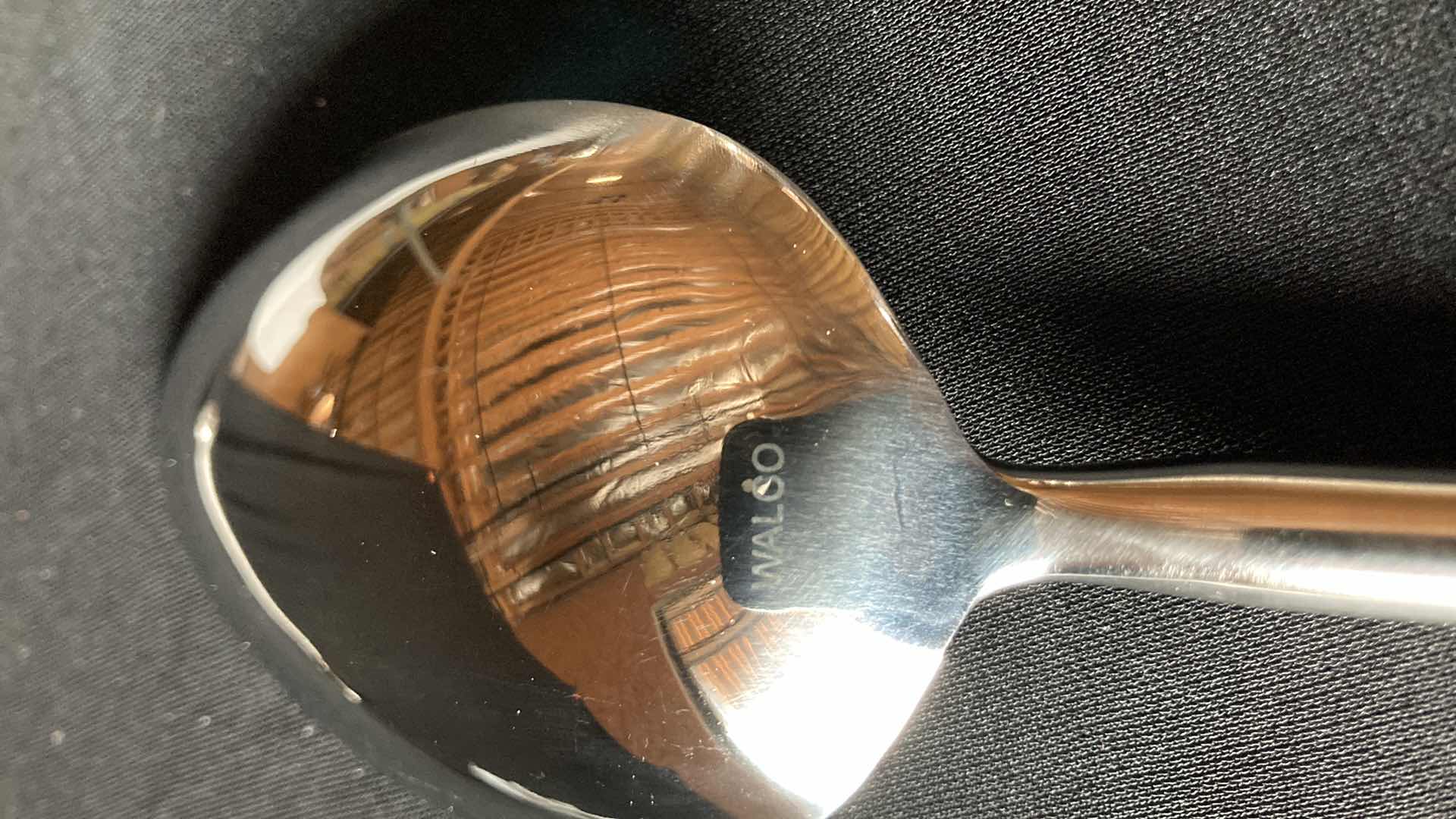 Photo 1 of NEW WALCO STAINLESS STEEL SERVING SPOONS (5) 10.5”