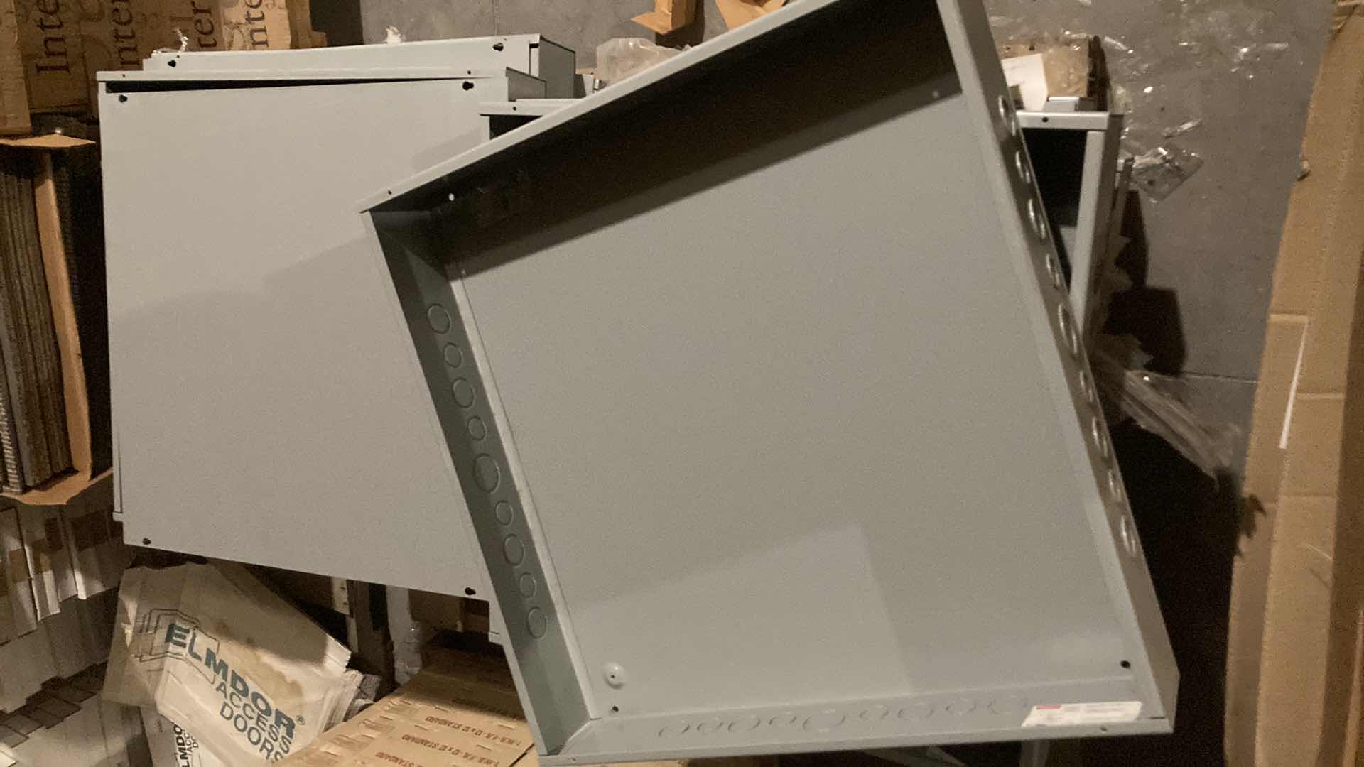 Photo 2 of NEW CONDUIT BOXES (APPROX 8) ON PALLET 24” X 24” H 4”