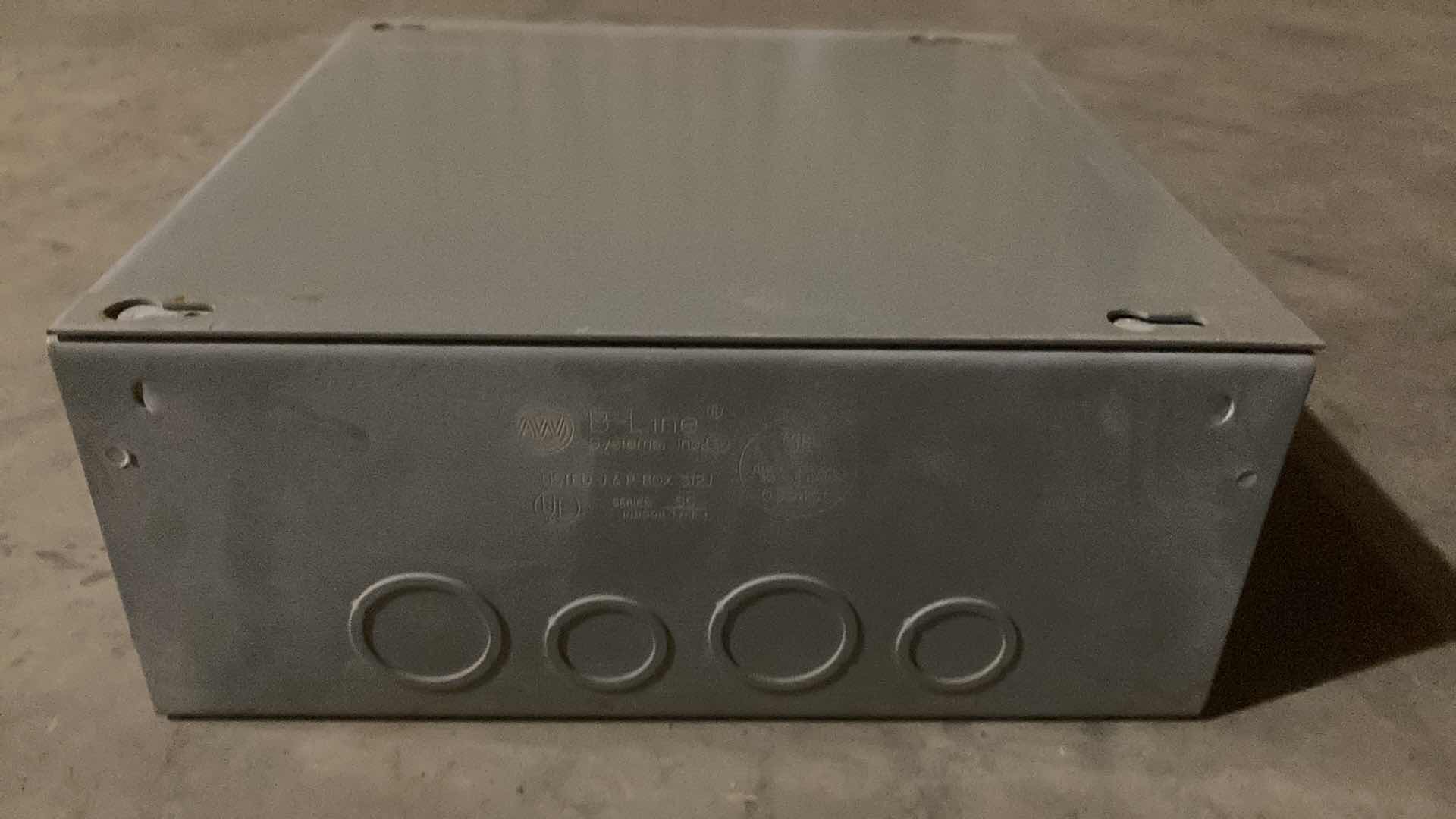 Photo 4 of NEW CONDUIT BOXES (APPROX 80) ON PALLET 10.25” X 10.25” H 4”