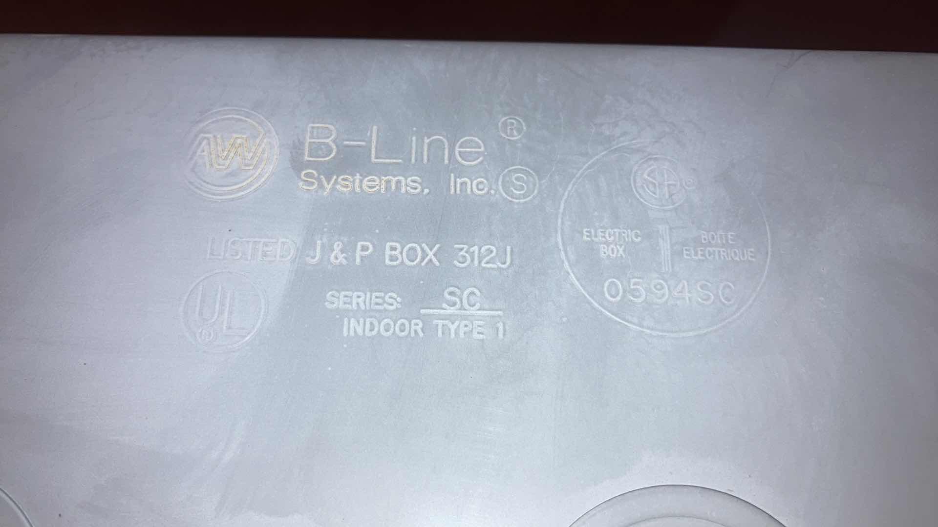 Photo 1 of NEW CONDUIT BOXES (APPROX 80) ON PALLET 10.25” X 10.25” H 4”