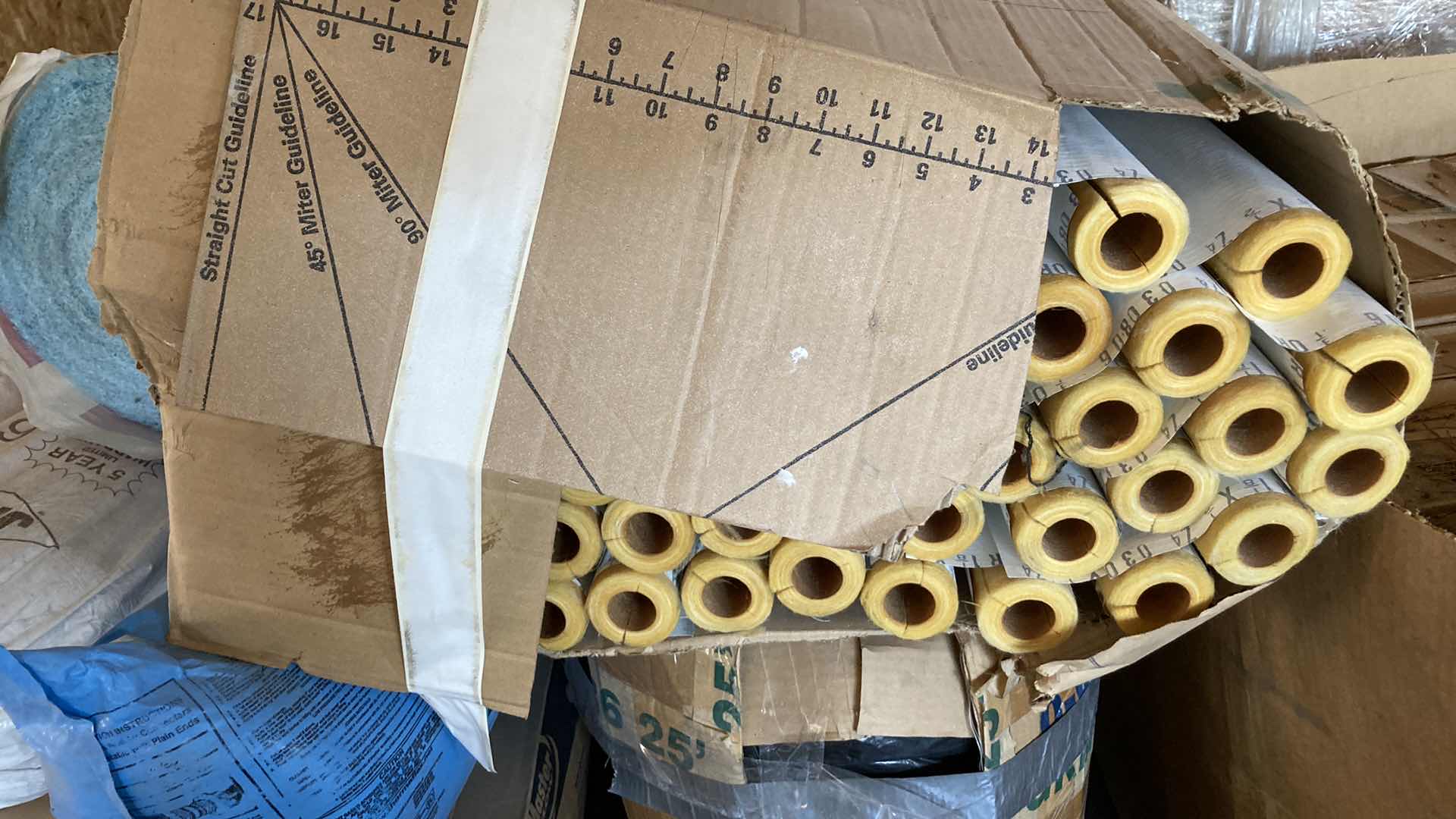 Photo 1 of INSULATION VARIOUS SIZES & PURPOSES ON PALLET