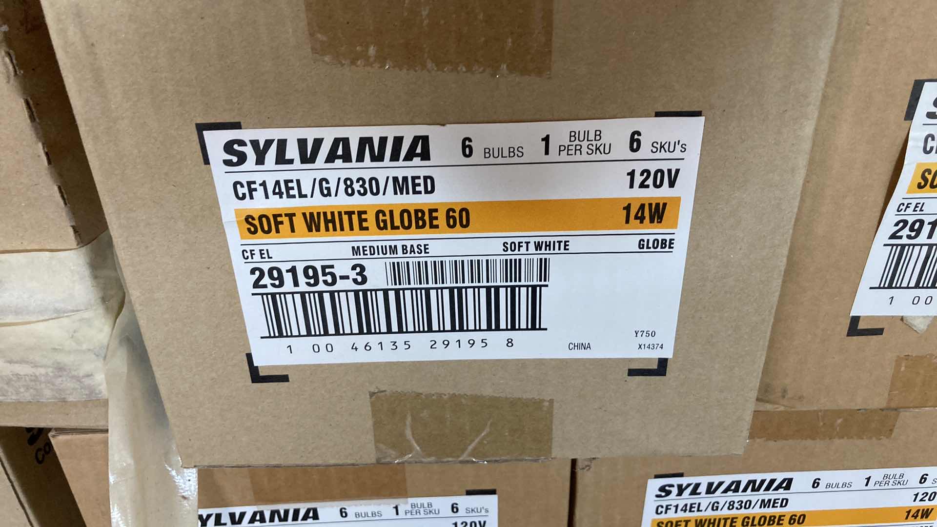 Photo 1 of LIGHTBULBS VARIOUS STYLES ON PALLET