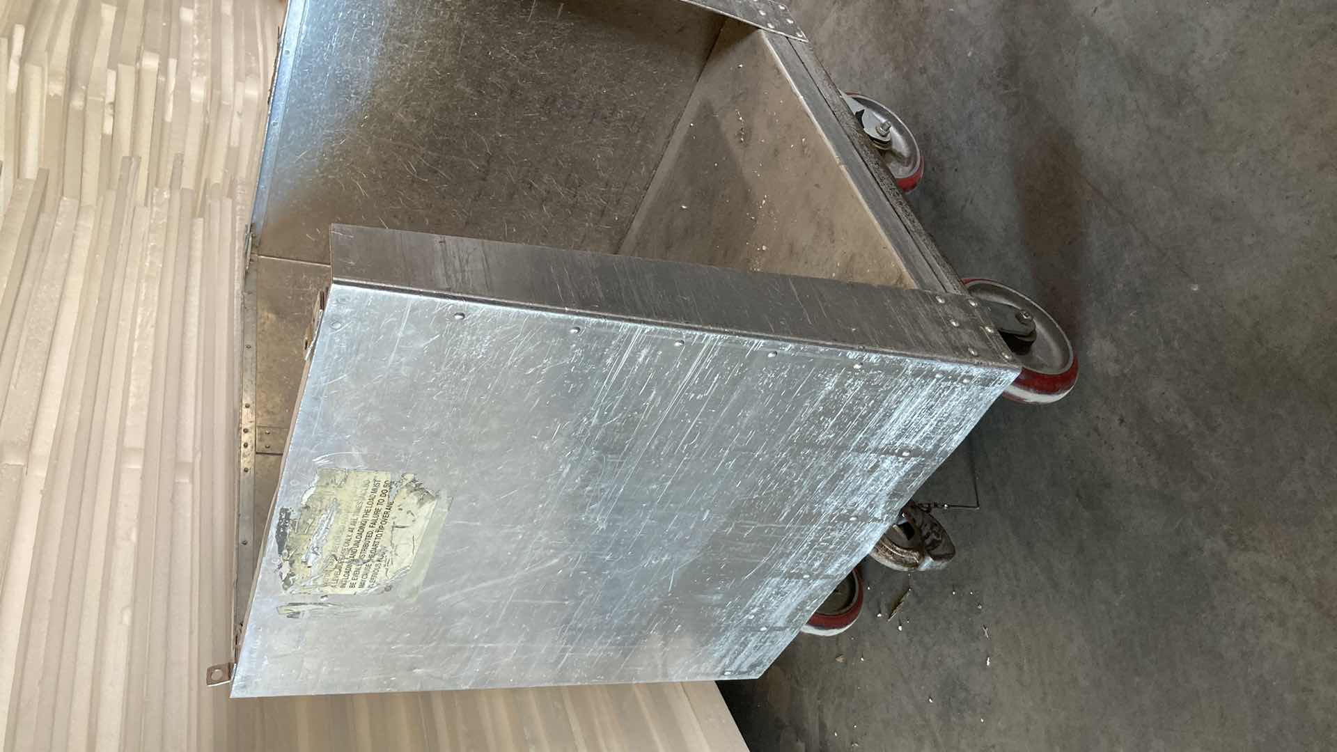 Photo 2 of METAL ROLLING CART 33” X 27” H38”