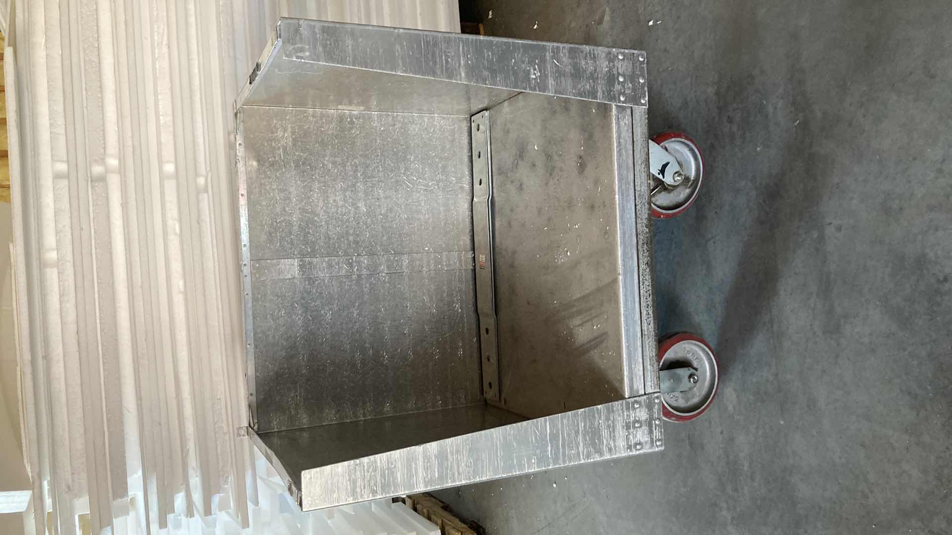 Photo 1 of METAL ROLLING CART 33” X 27” H38”