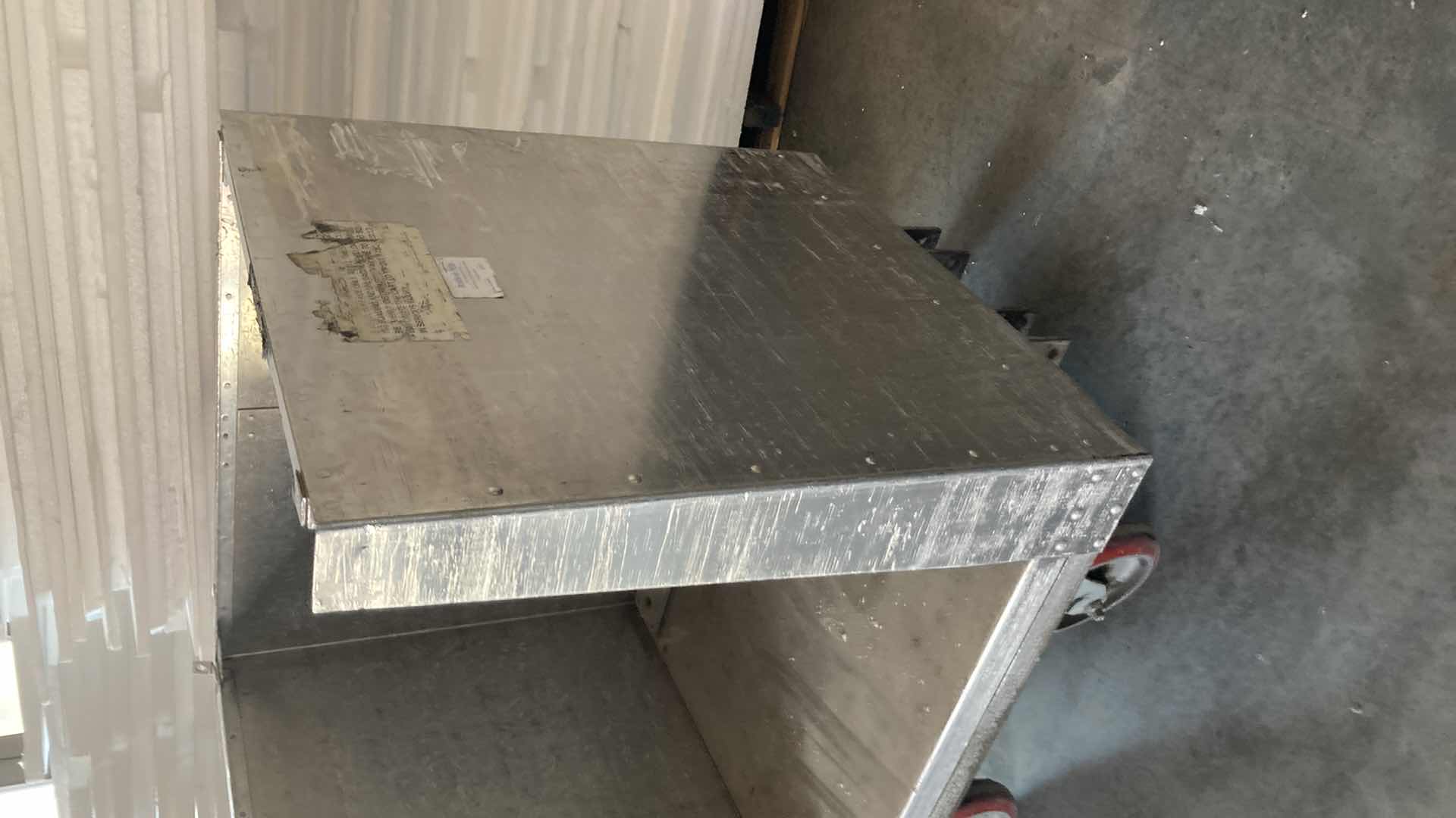 Photo 1 of METAL ROLLING CART 33” X 27” H38”