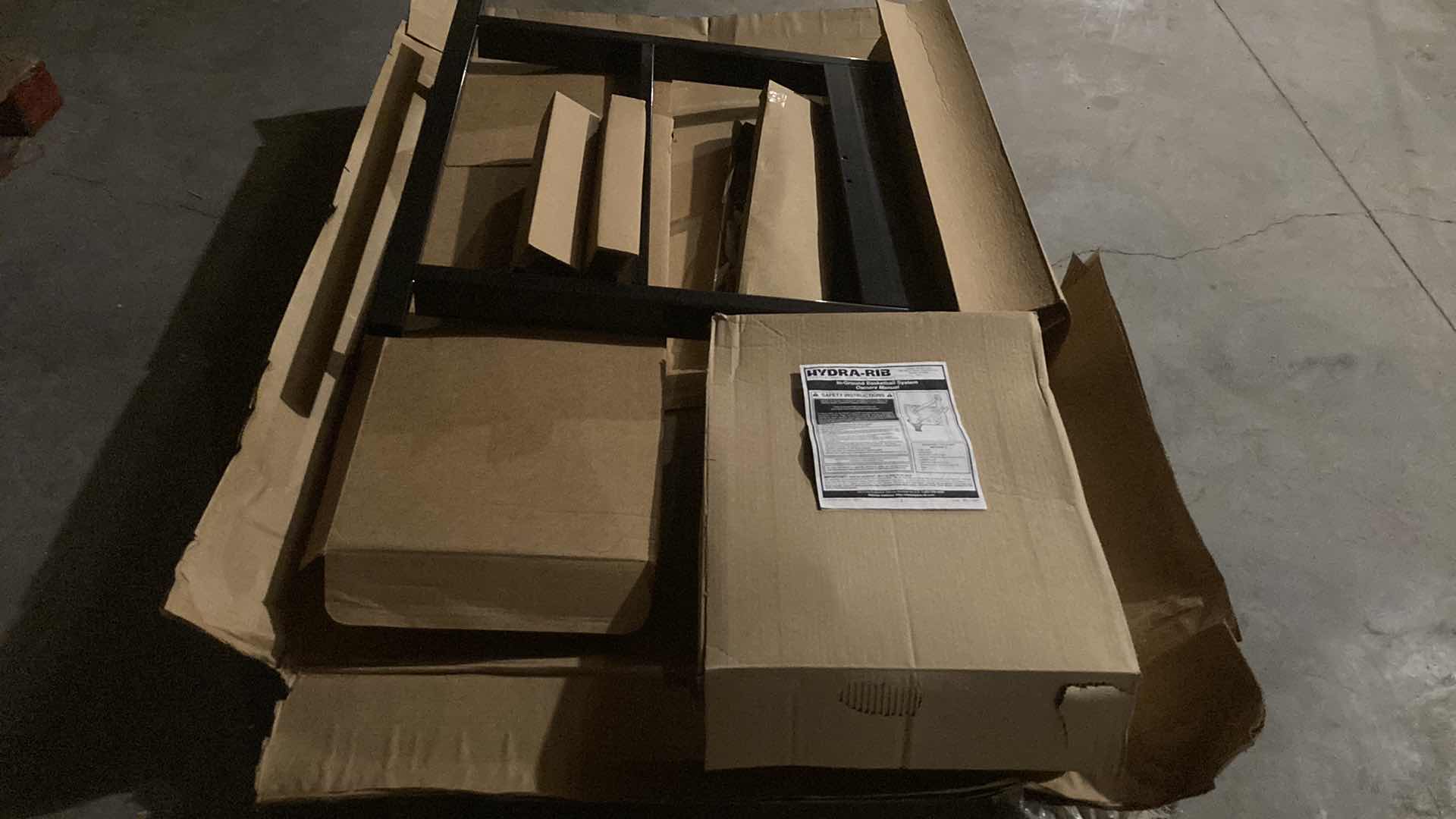 Photo 1 of NEW HYDRA RIB IN GROUND BASKETBALL SYSTEM (NO BACKBOARD/POLE)