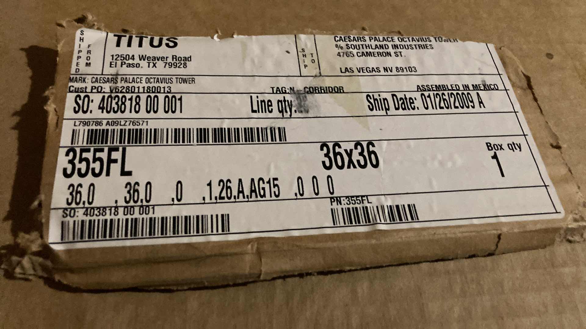 Photo 1 of NEW TITUS AIR VENT COVER 36” X 36” H 2.75”