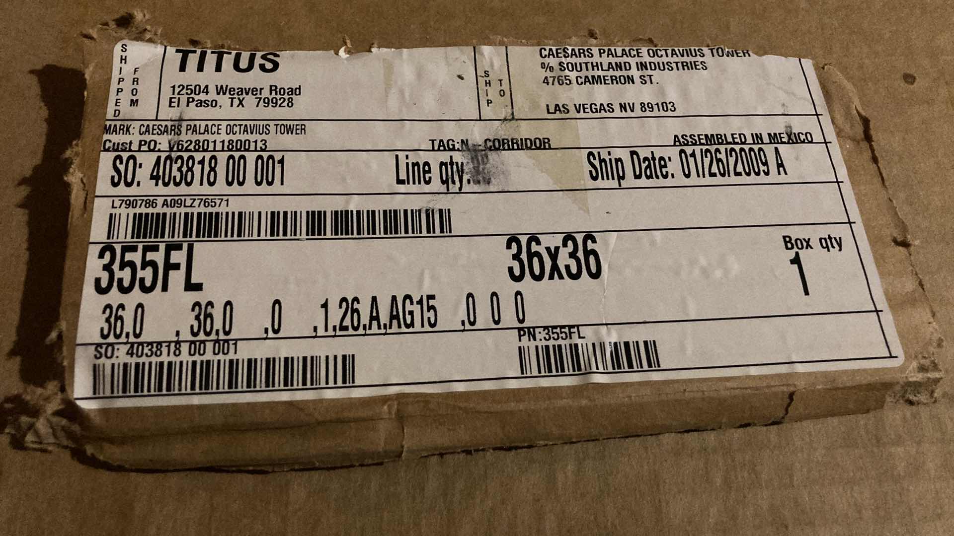 Photo 1 of NEW TITUS AIR VENT COVER 36” X 36” H 2.75”