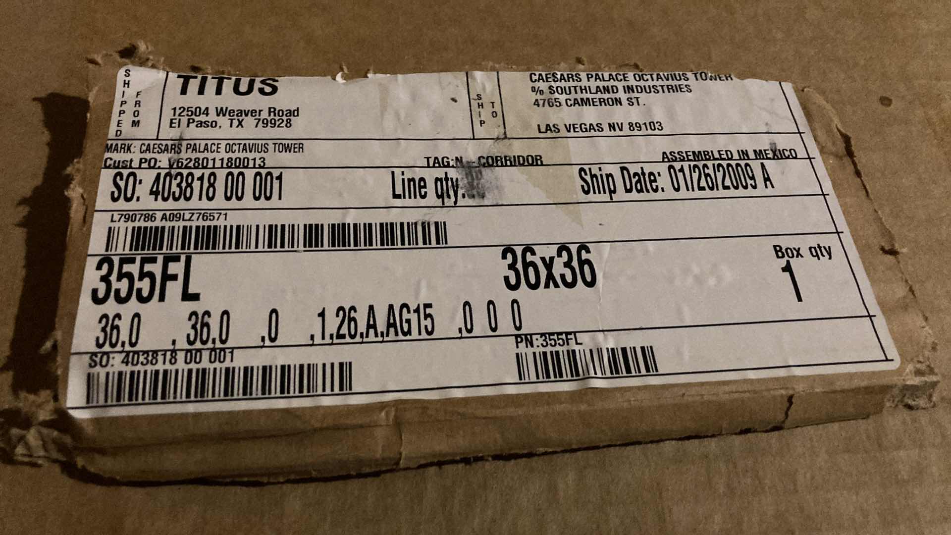 Photo 1 of NEW TITUS AIR VENT COVER 36” X 36” H 2.75”